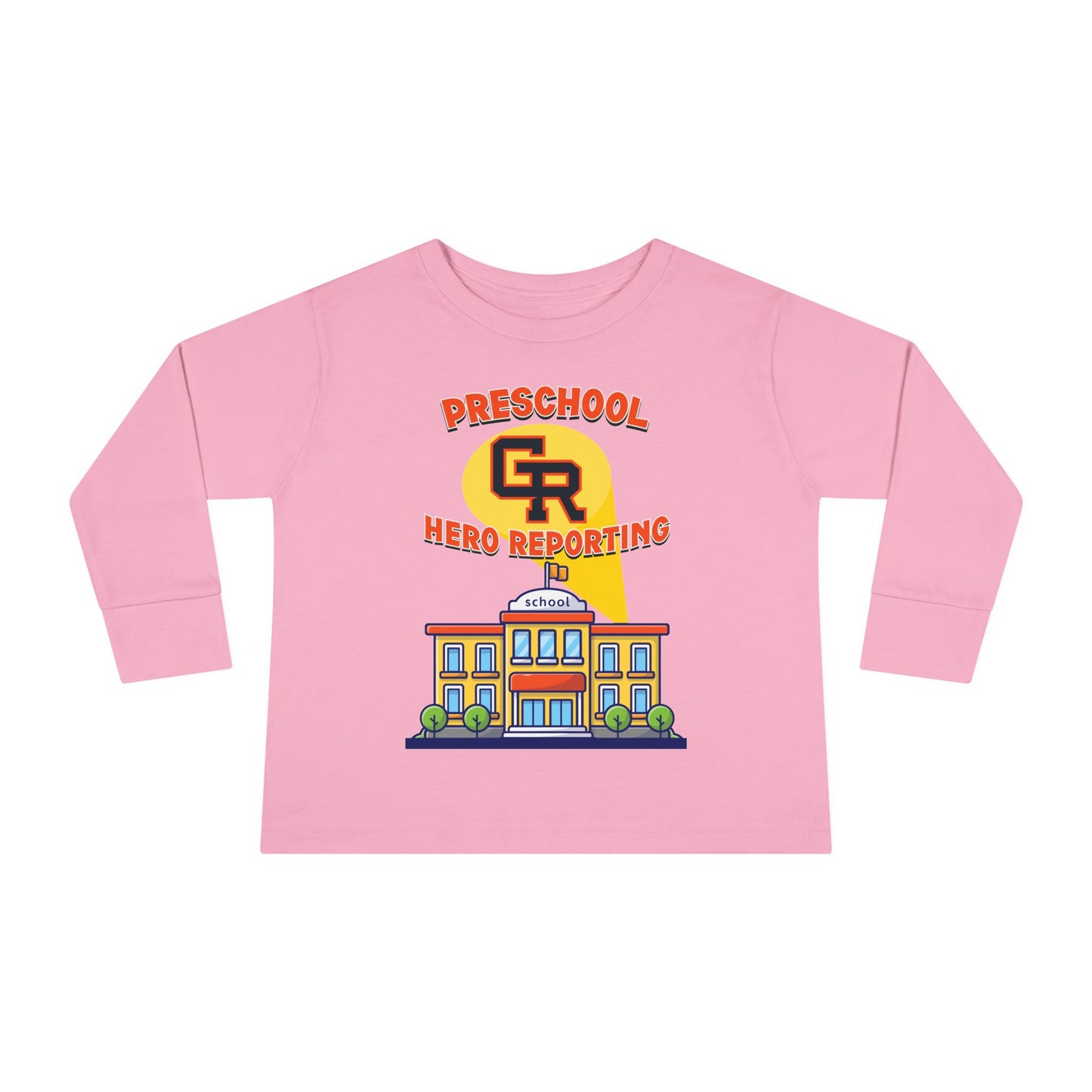 Preschool: Hero Reporting for Duty – Grand Rapids Thunderhawks Toddler Long Sleeve Tee