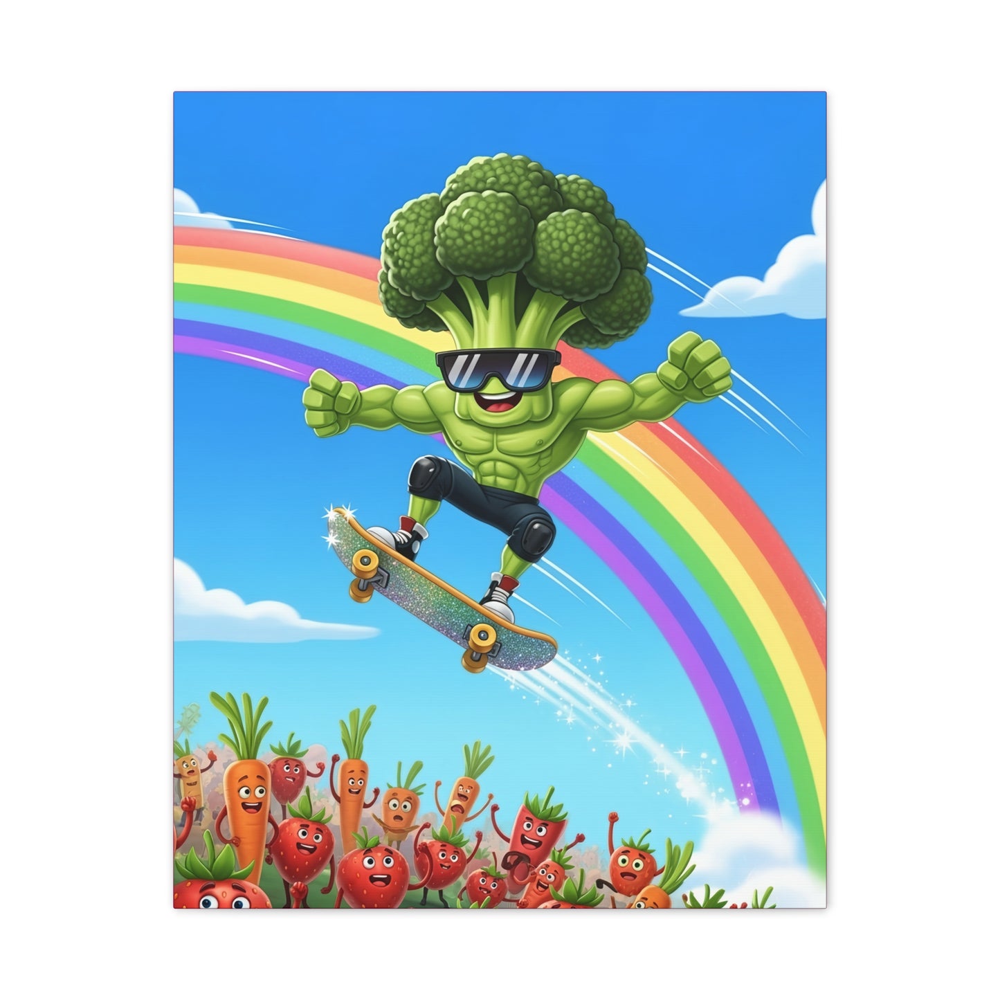 Broccoli Bomb Drop: Veggie Vibes Only