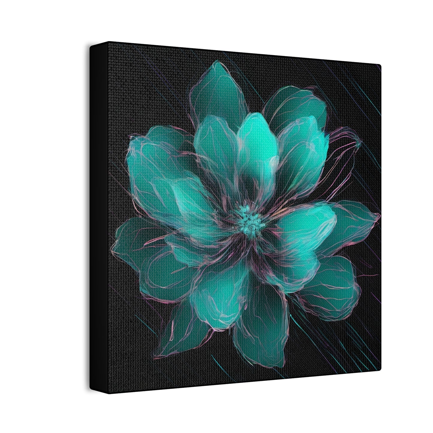 Glow Bloom: A Flower in the Void