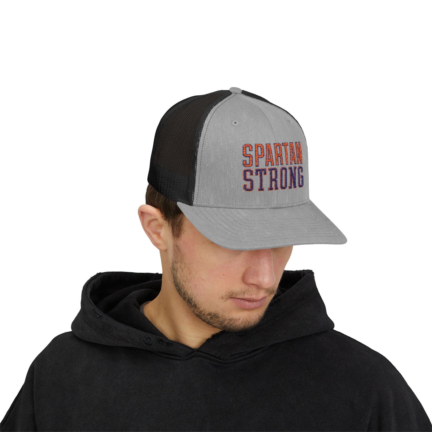 SPARTAN STRONG Trucker Hat – Built for Dirt Roads, Game Days, and Comebacks
