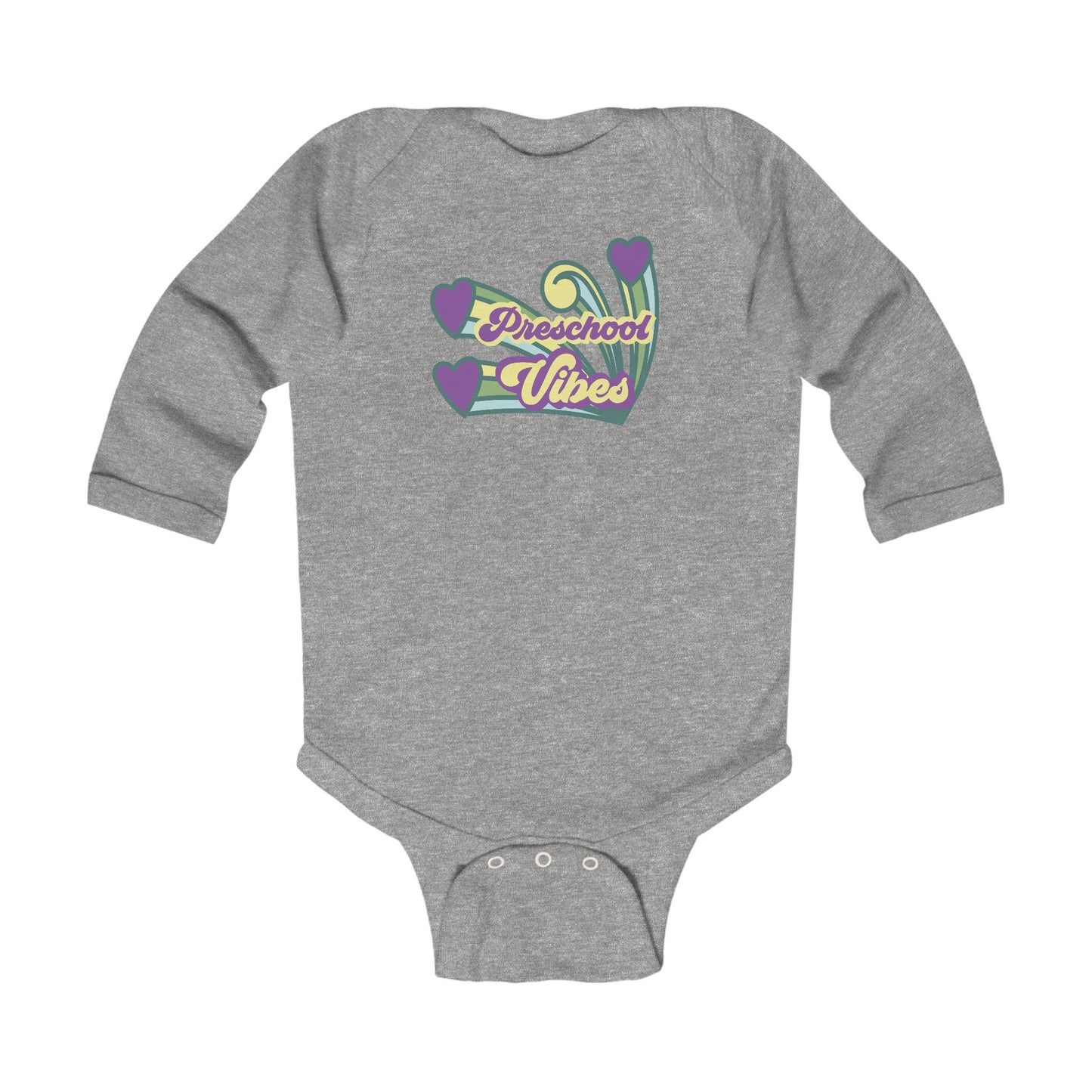Preschool Vibes β Infant Long Sleeve Bodysuit