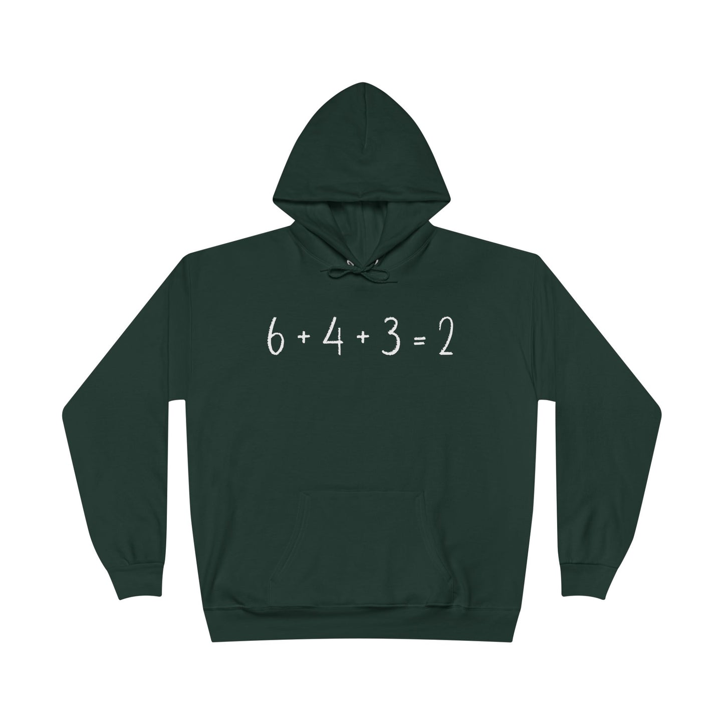 6+4+3=2 Baseball/Softball Hoodie
