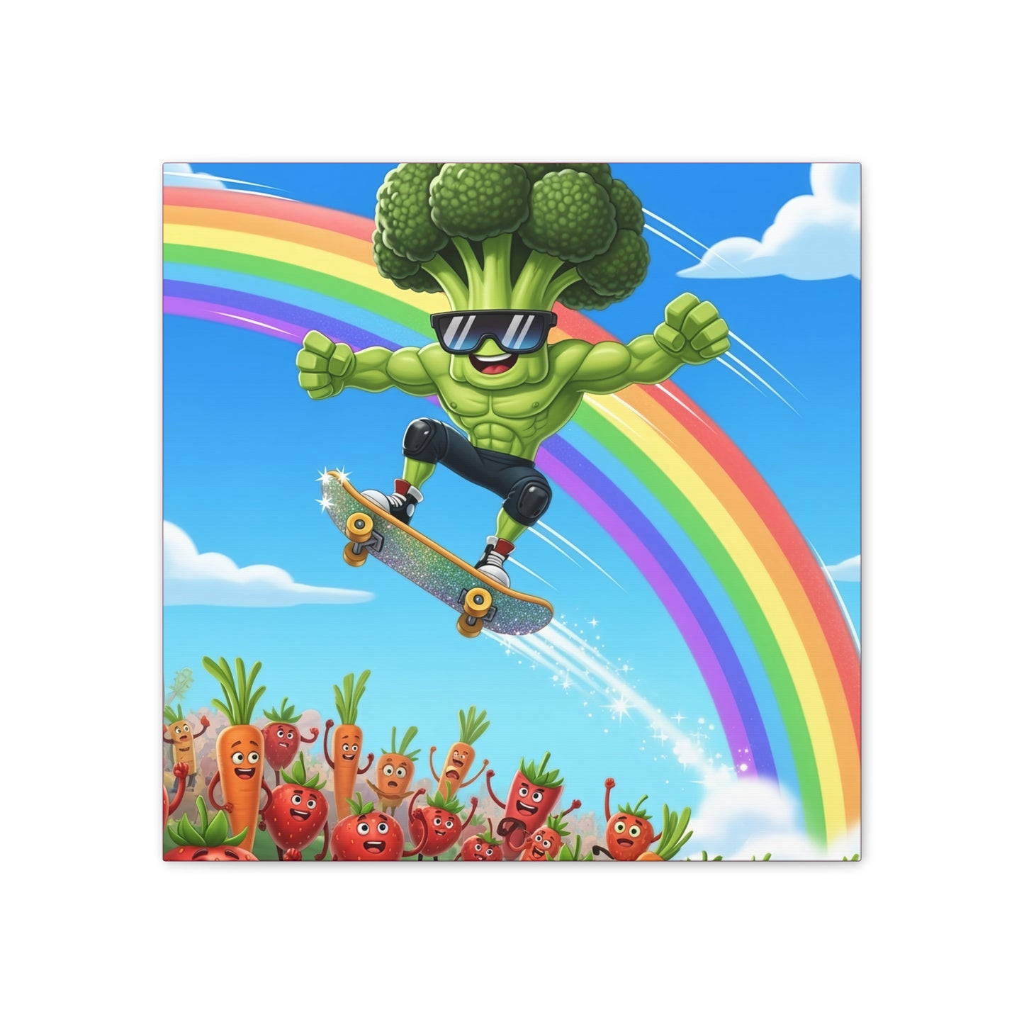 Broccoli Bomb Drop: Veggie Vibes Only