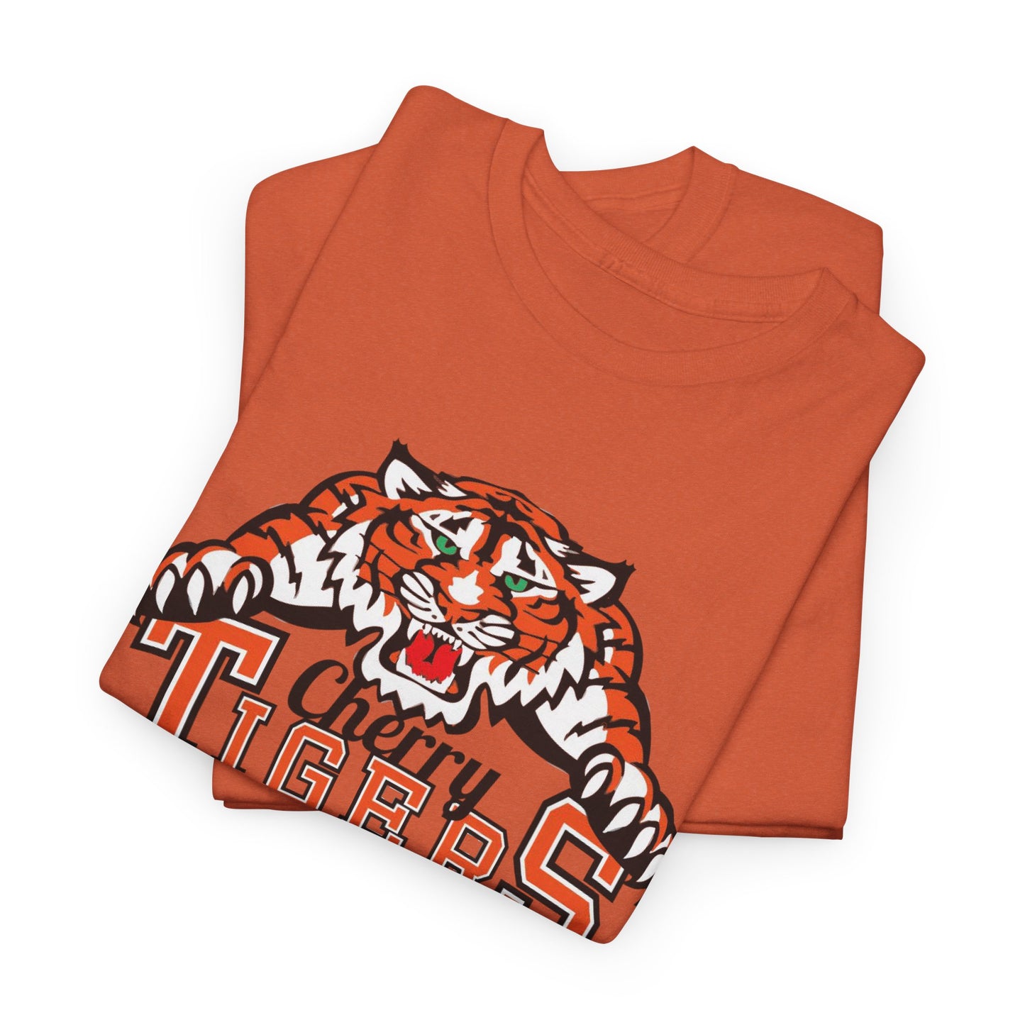 Cherry Tigers Heavy Cotton T-Shirt