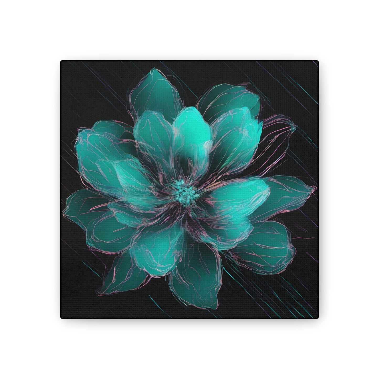 Glow Bloom: A Flower in the Void