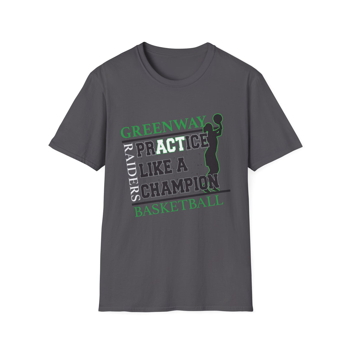 Greenway Raiders "Act Like a Champion" Basketball Practice Shirt