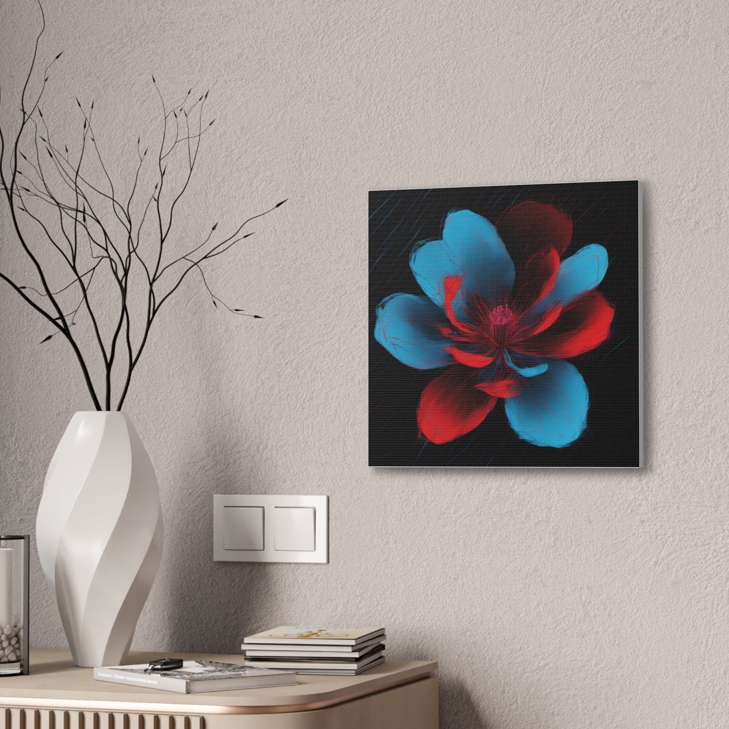 Crimson Drift: Petals of Fire & Ice