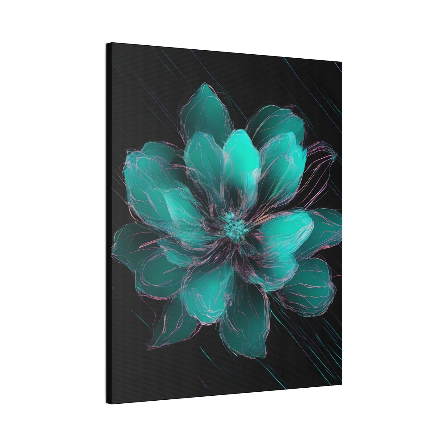 Glow Bloom: A Flower in the Void