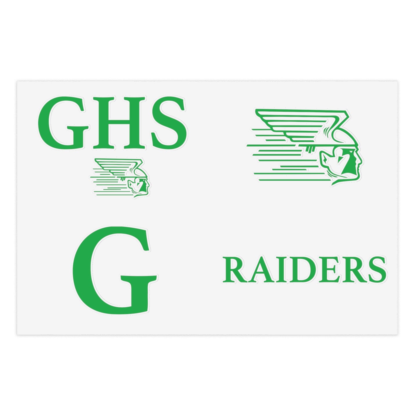 Greenway High School Die-Cut Sticker Sheet