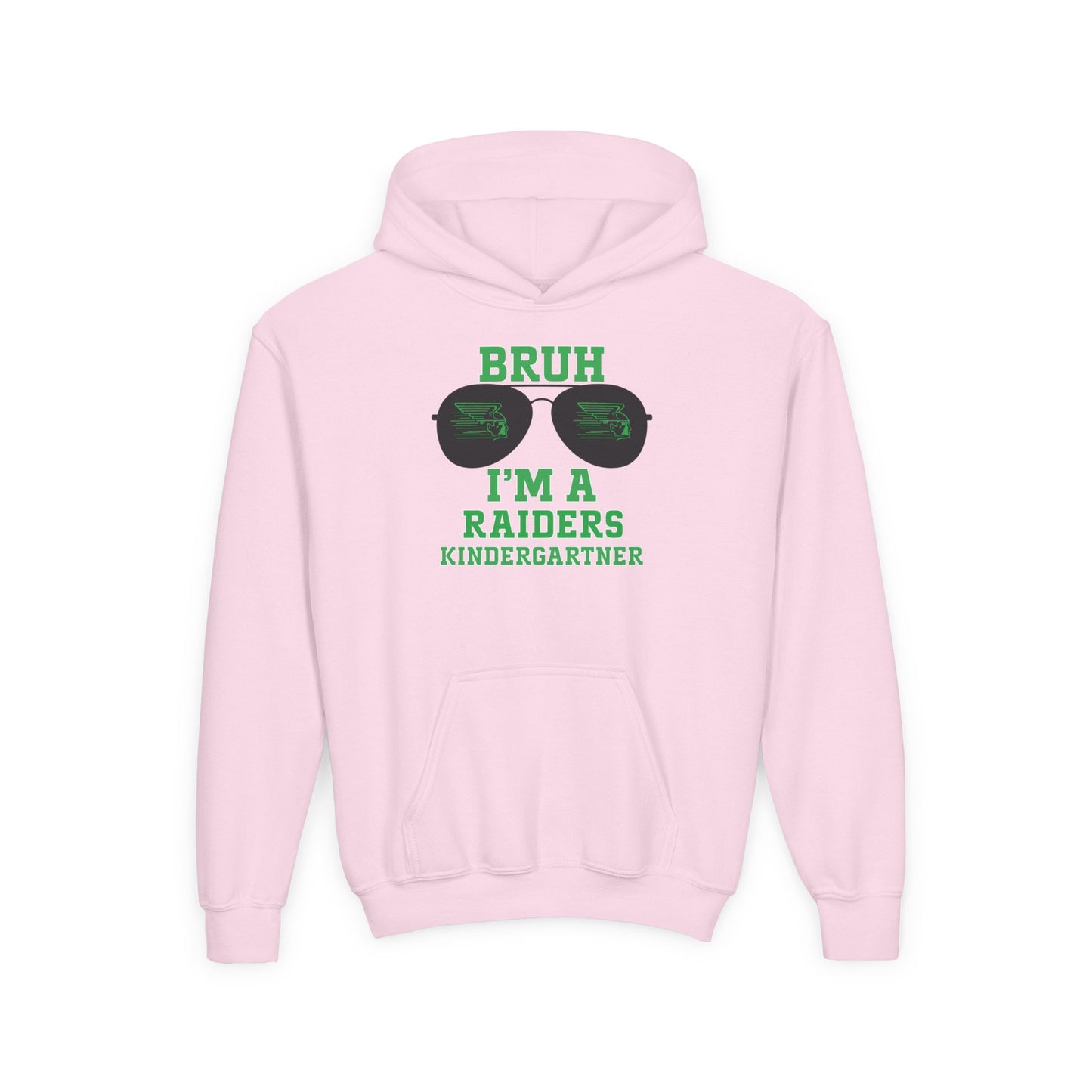 BRUH I’m A Raiders Kindergartner Youth Hoodie