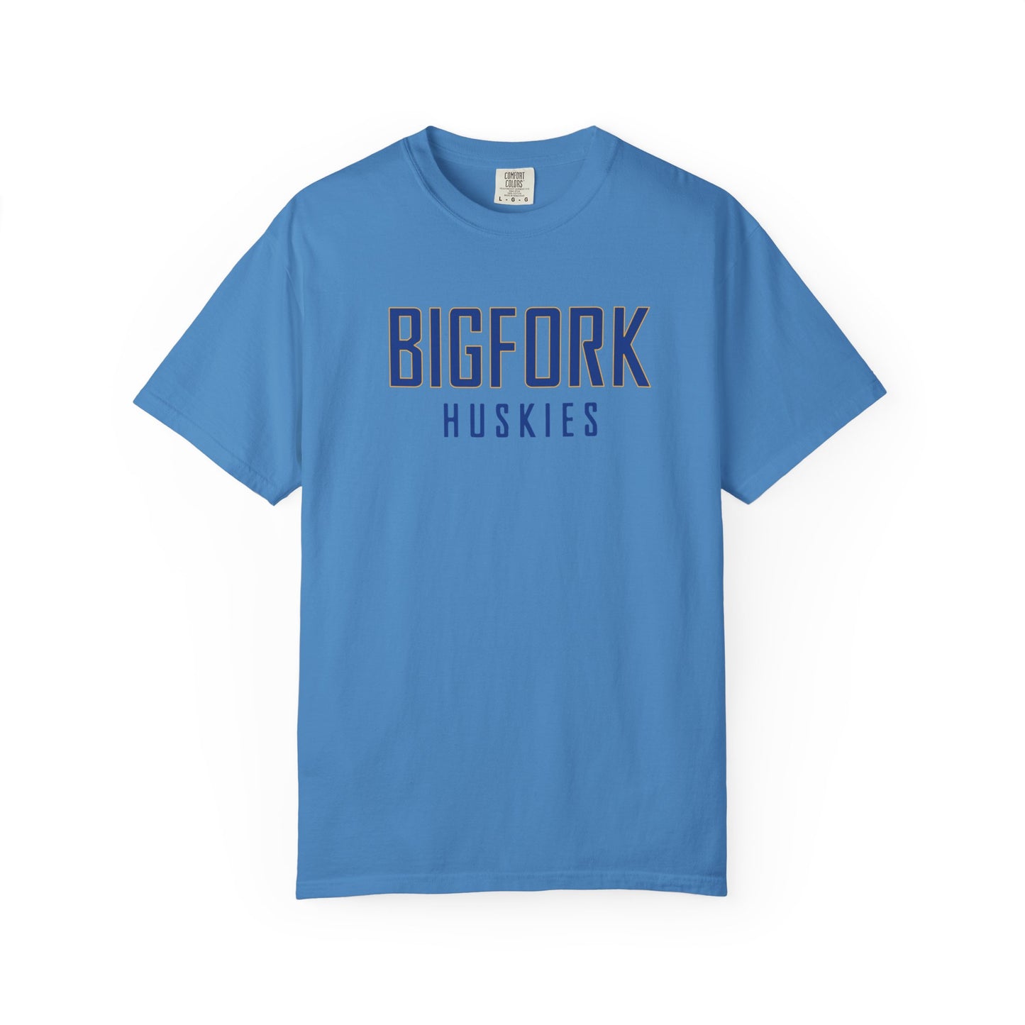 Bigfork Huskies Wordmark Unisex Garment-Dyed T-shirt