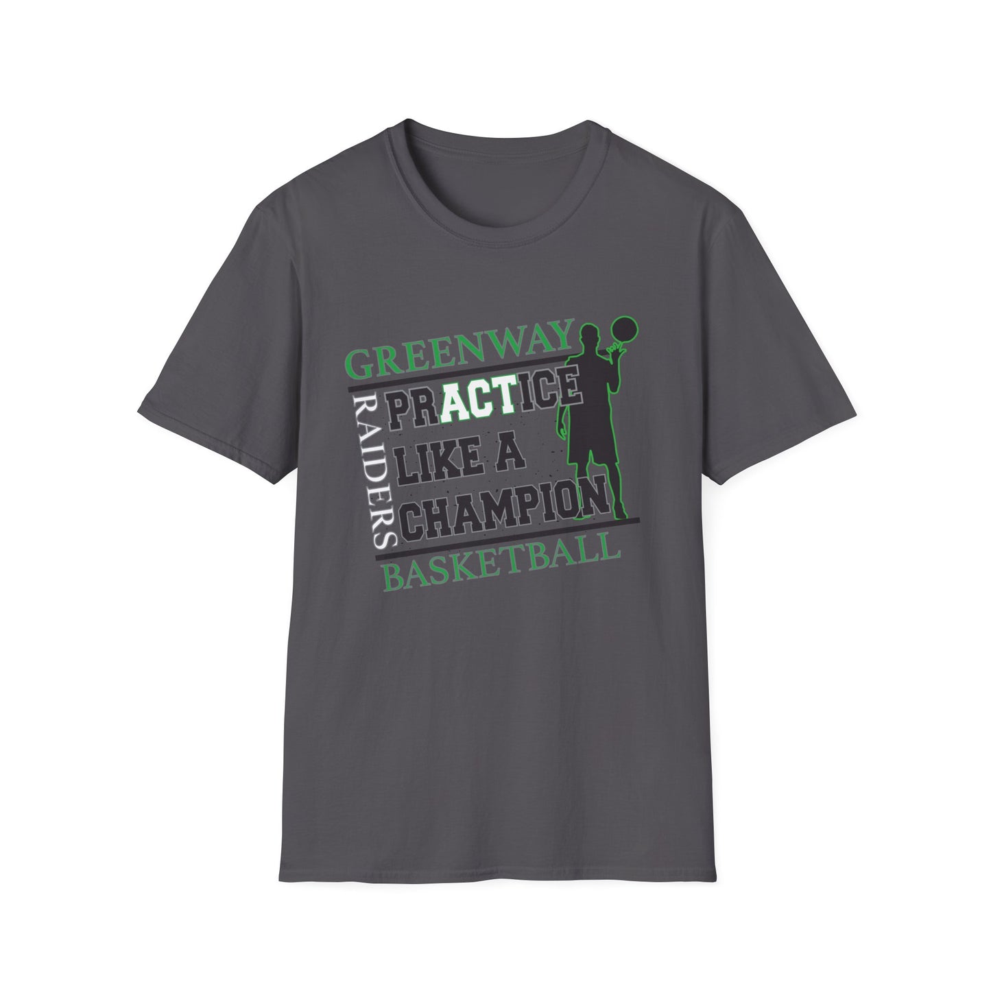 Greenway Raiders "Act Like a Champion" Basketball Practice Shirt