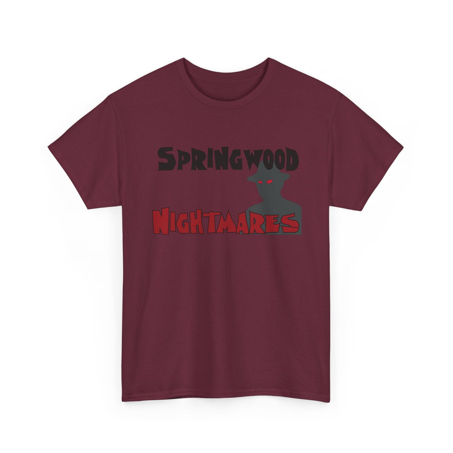 Springwood High Nightmares Unisex Tee – Horror Movie Spirit Wear