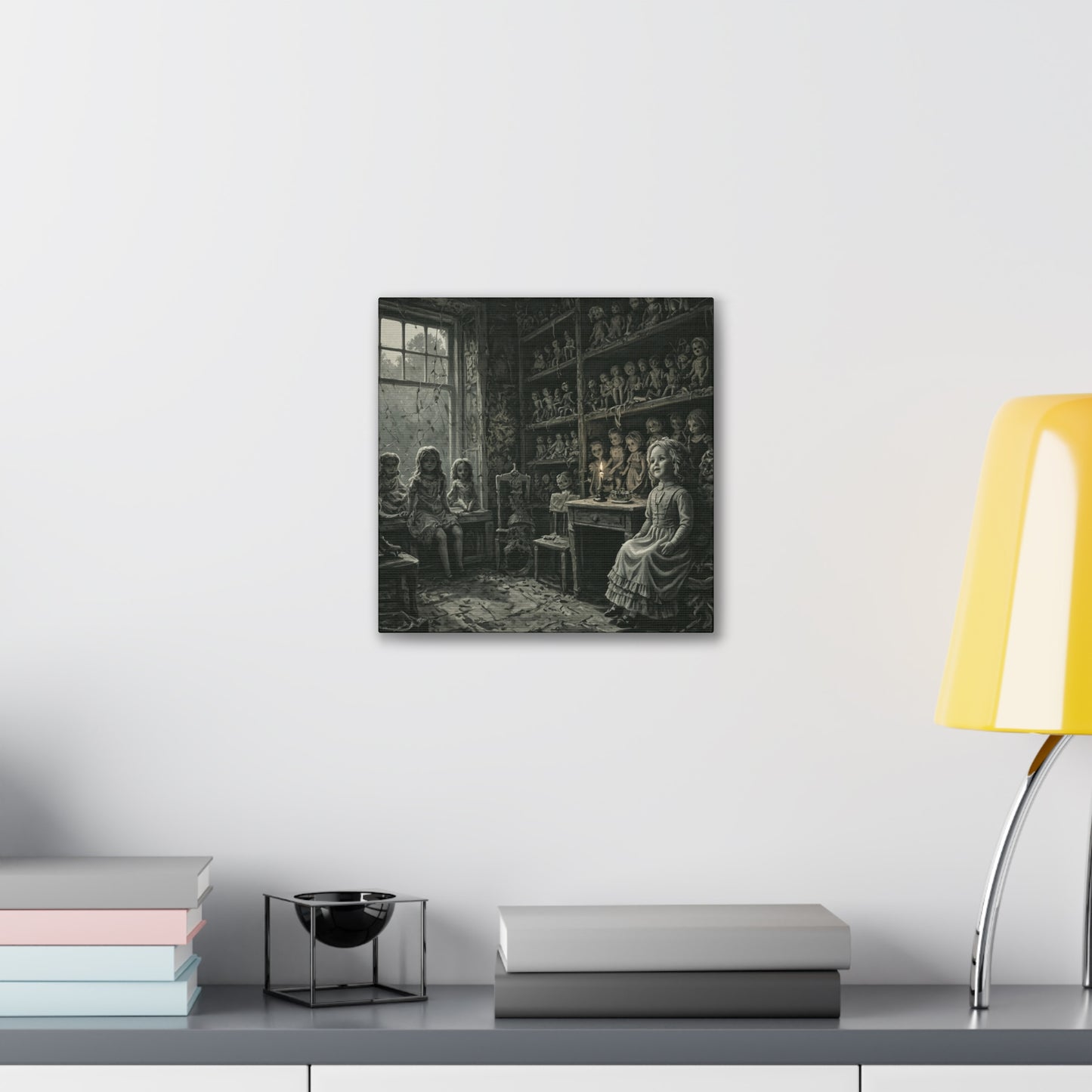 The Dollmaker's Den – Haunted Canvas Wall Art