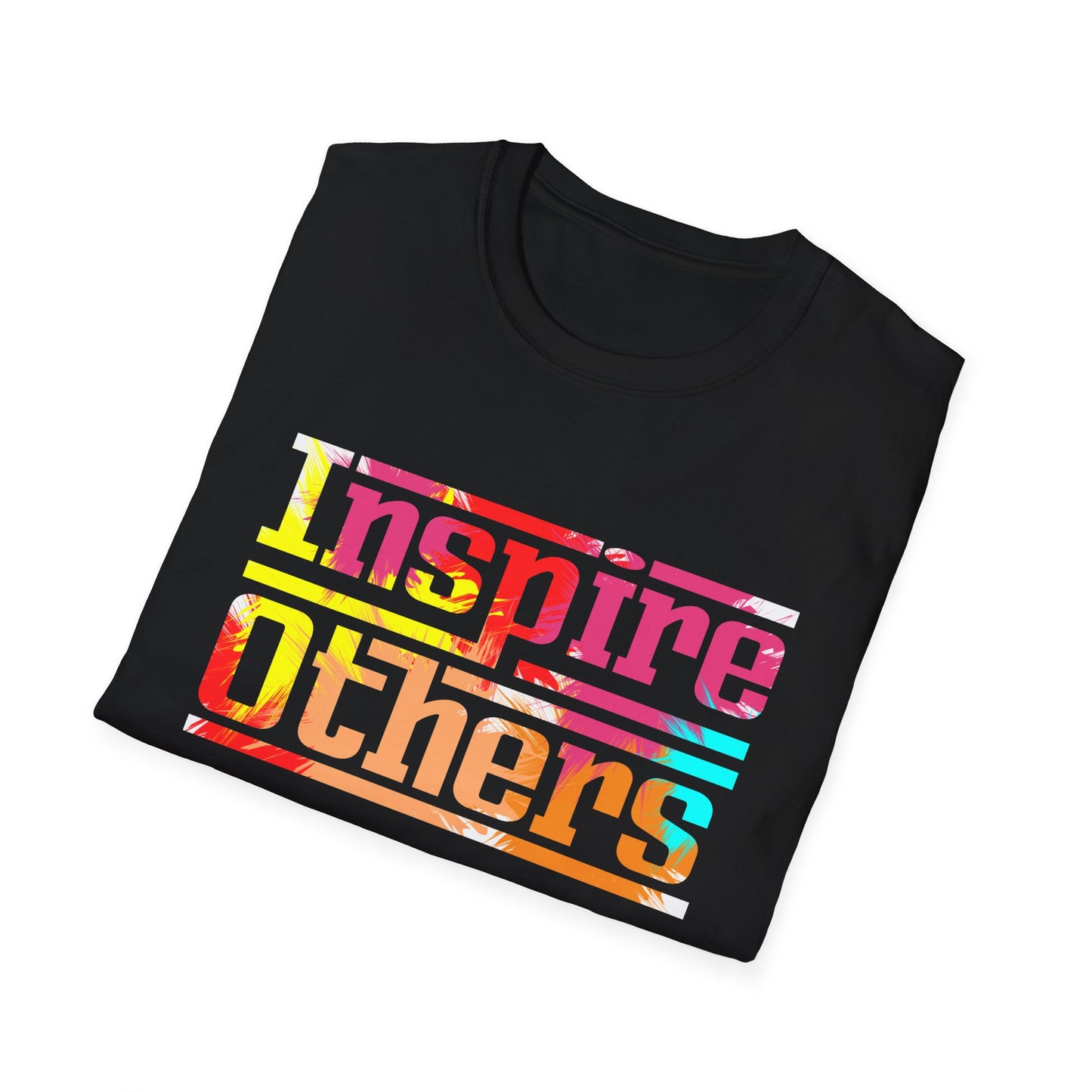 Inspire Others Softstyle T-Shirt with Vibrant Block Lettering