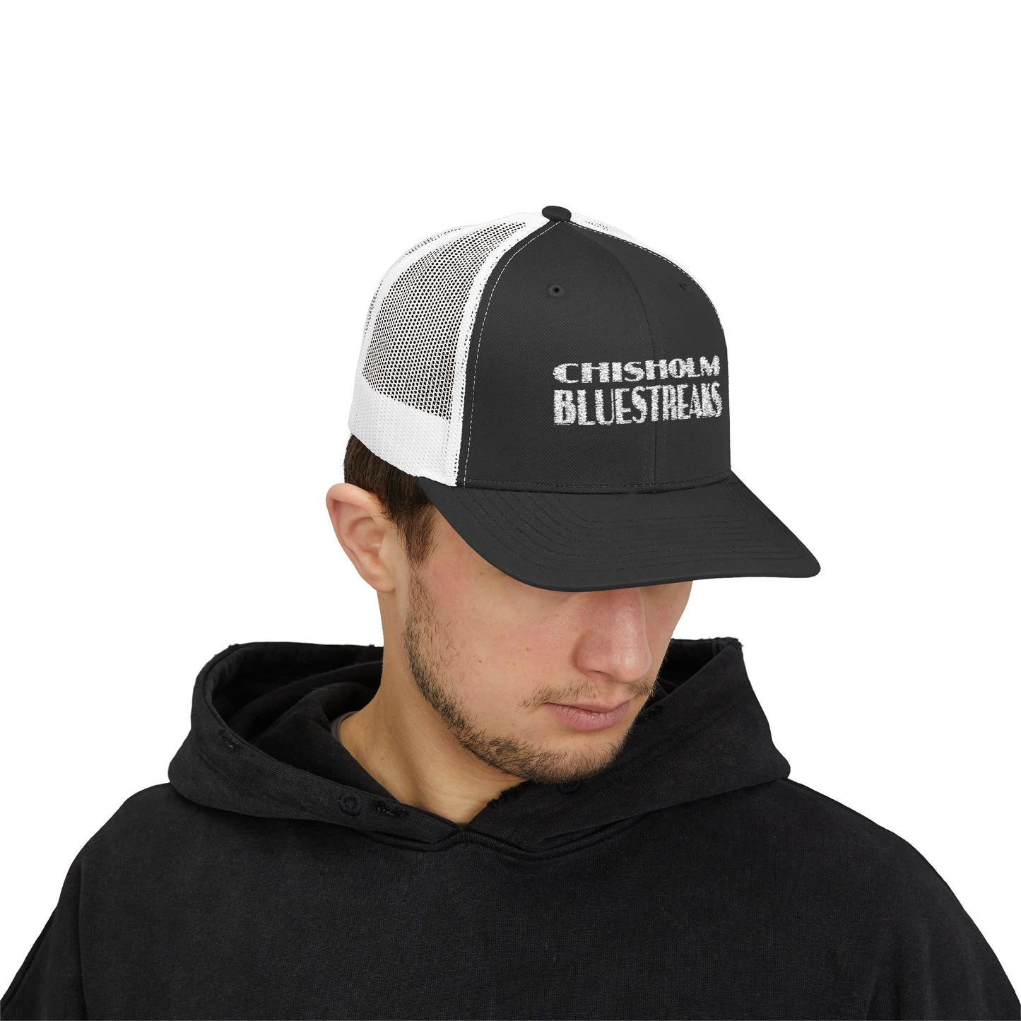 Chisholm Bluestreaks Snapback Trucker Hat – Mesh, Mean, and Made for Game Day
