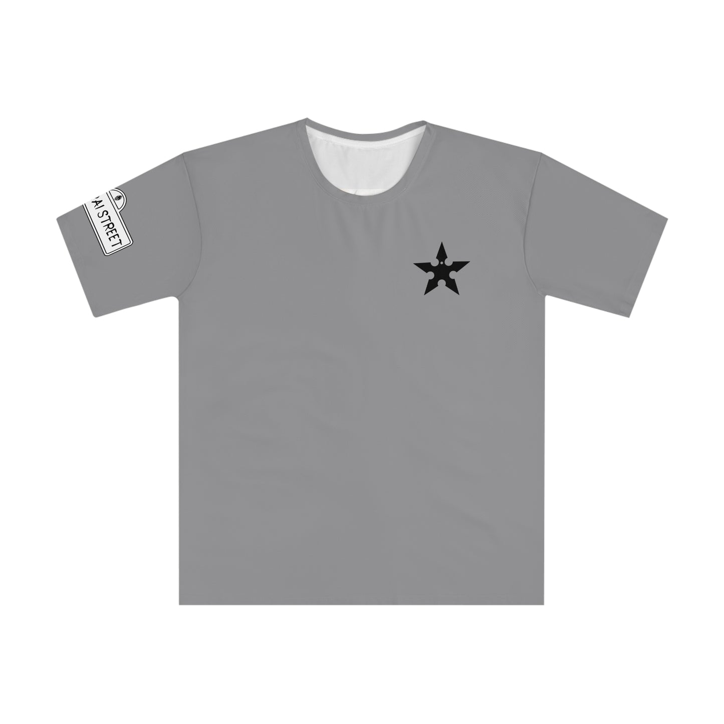 Samurai Street Grey T-Shirt Featuring Kage Onyx