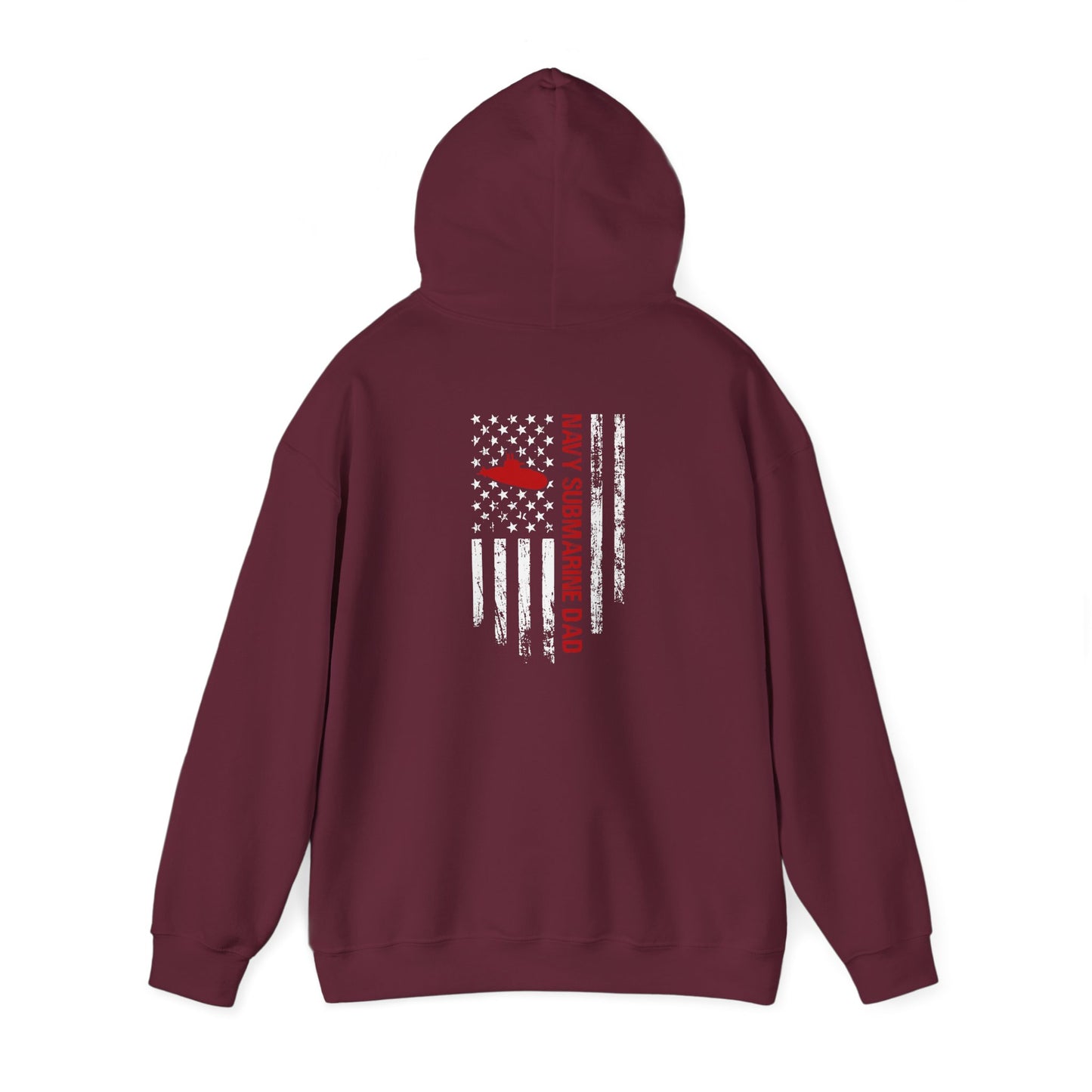 Navy Submarine Dad Hooded Sweatshirt – Proud, Warm, and Patriotic