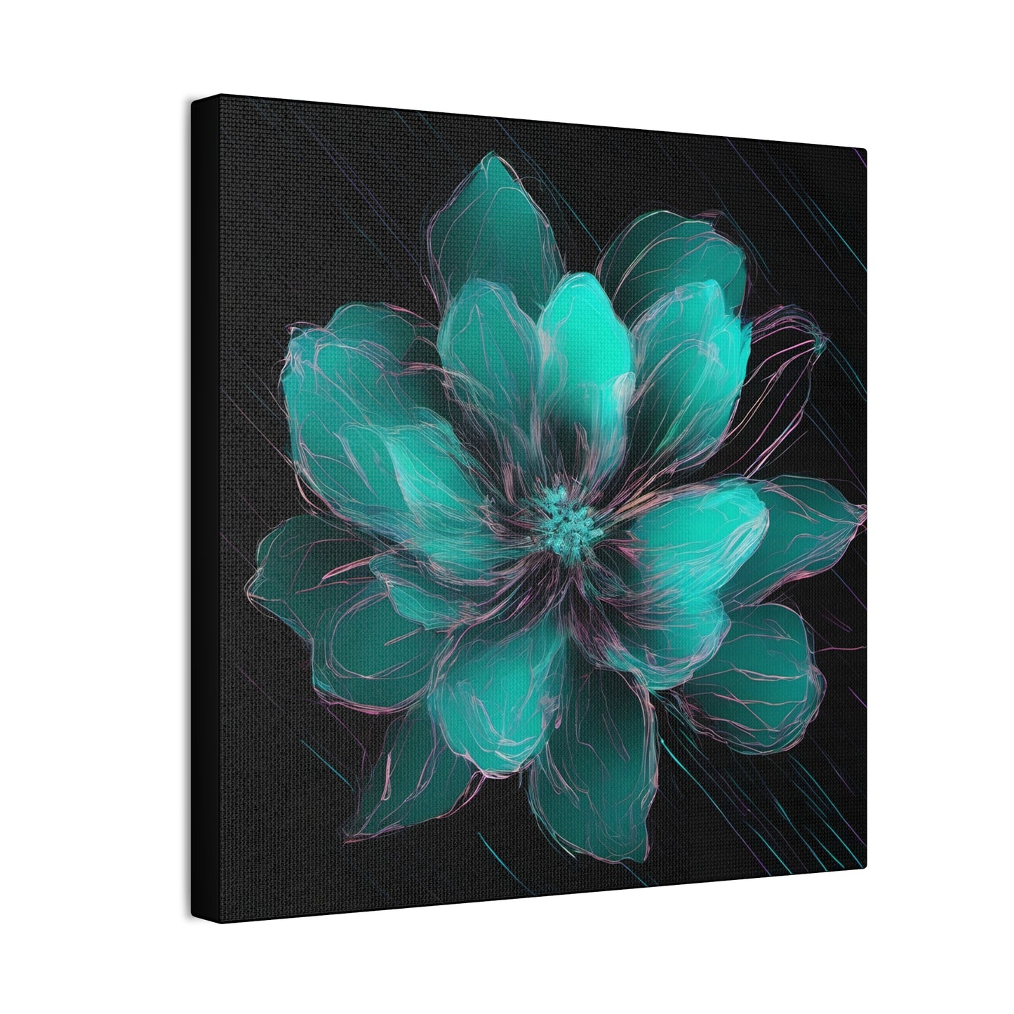 Glow Bloom: A Flower in the Void