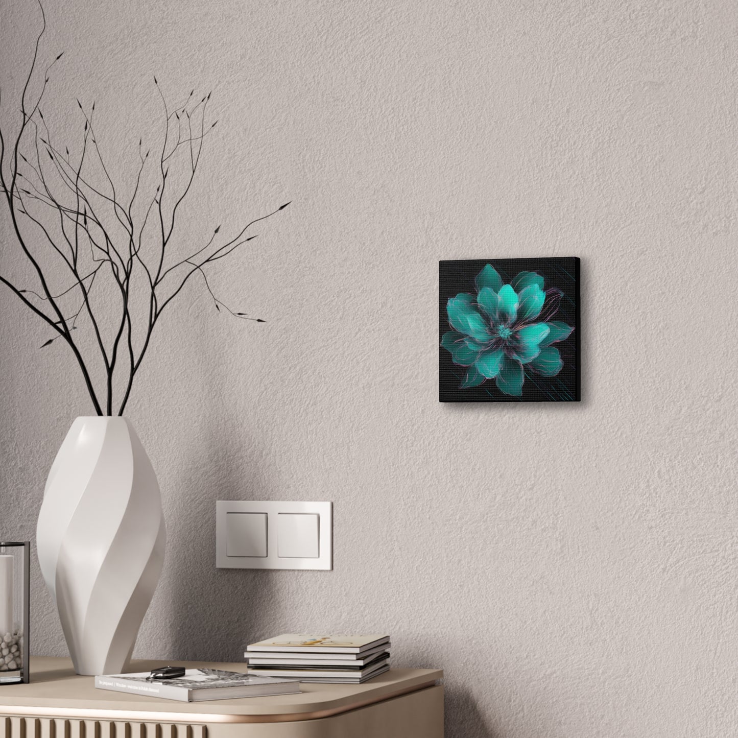 Glow Bloom: A Flower in the Void