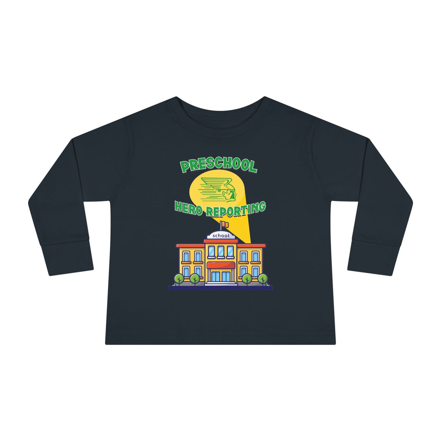Preschool: Hero Reporting for Duty – Greenway Raiders Toddler Long Sleeve Tee