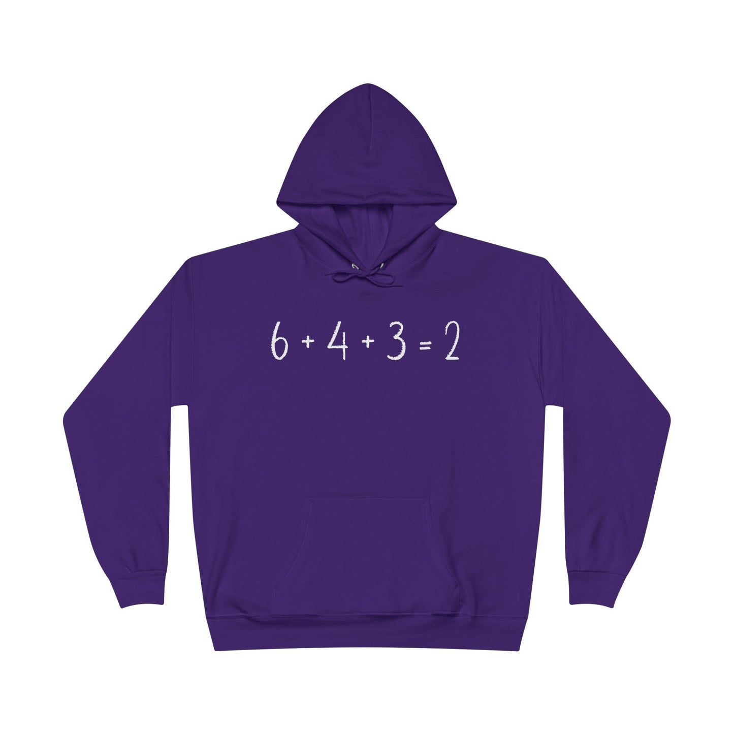 6+4+3=2 Baseball/Softball Hoodie