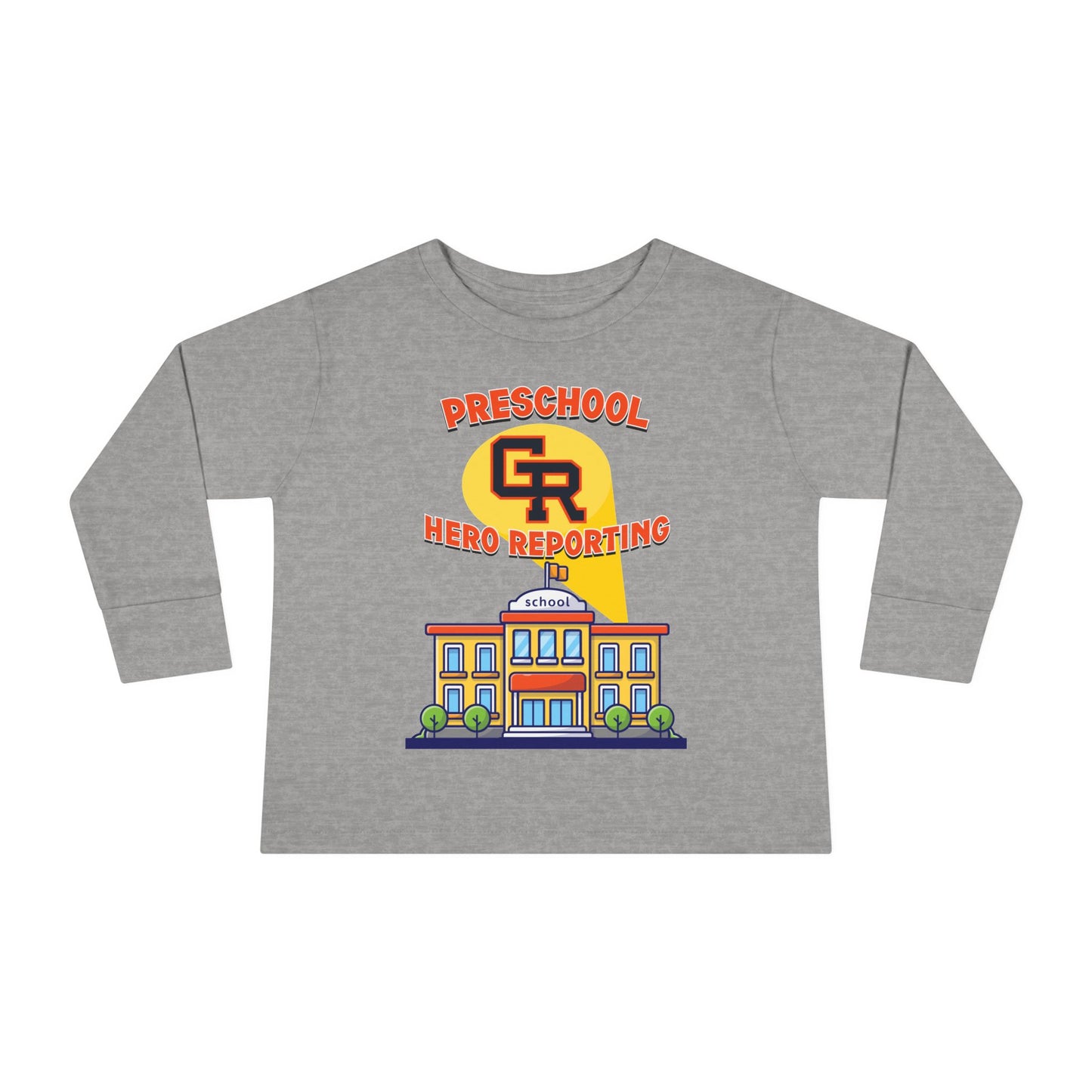 Preschool: Hero Reporting for Duty – Grand Rapids Thunderhawks Toddler Long Sleeve Tee
