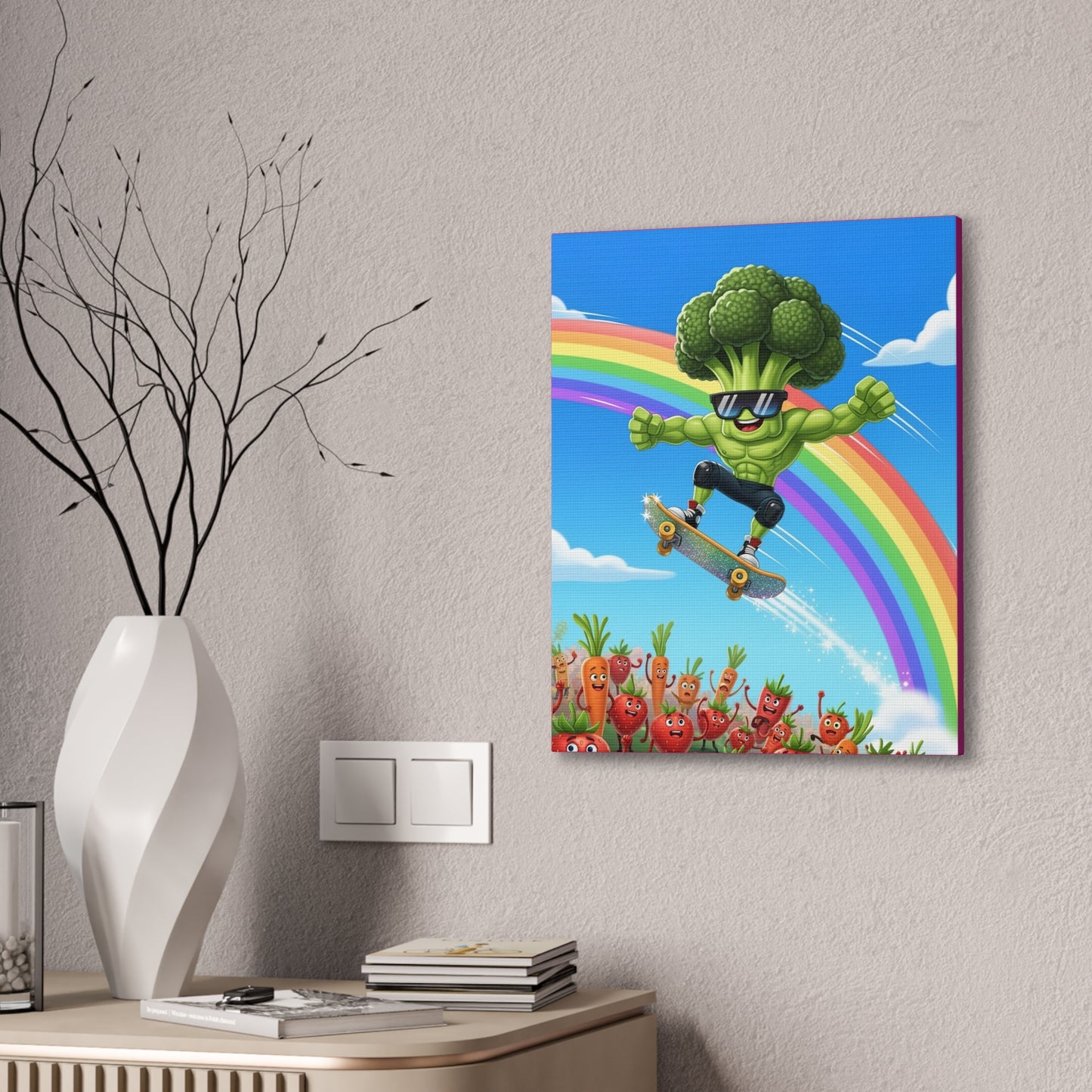 Broccoli Bomb Drop: Veggie Vibes Only