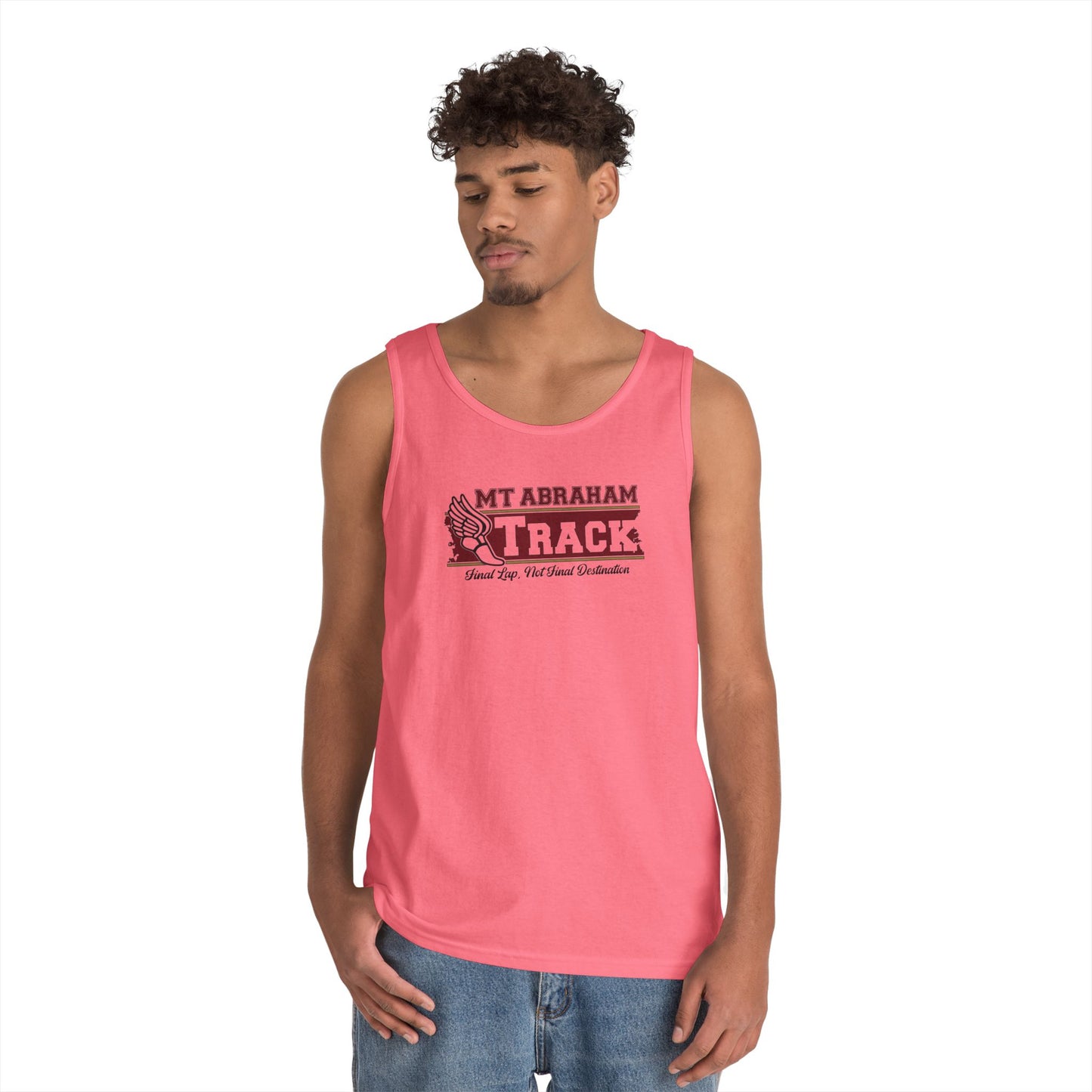 Mt. Abraham Track Tank — “Running Toward Our Final Destination: The Finish Line” Edition