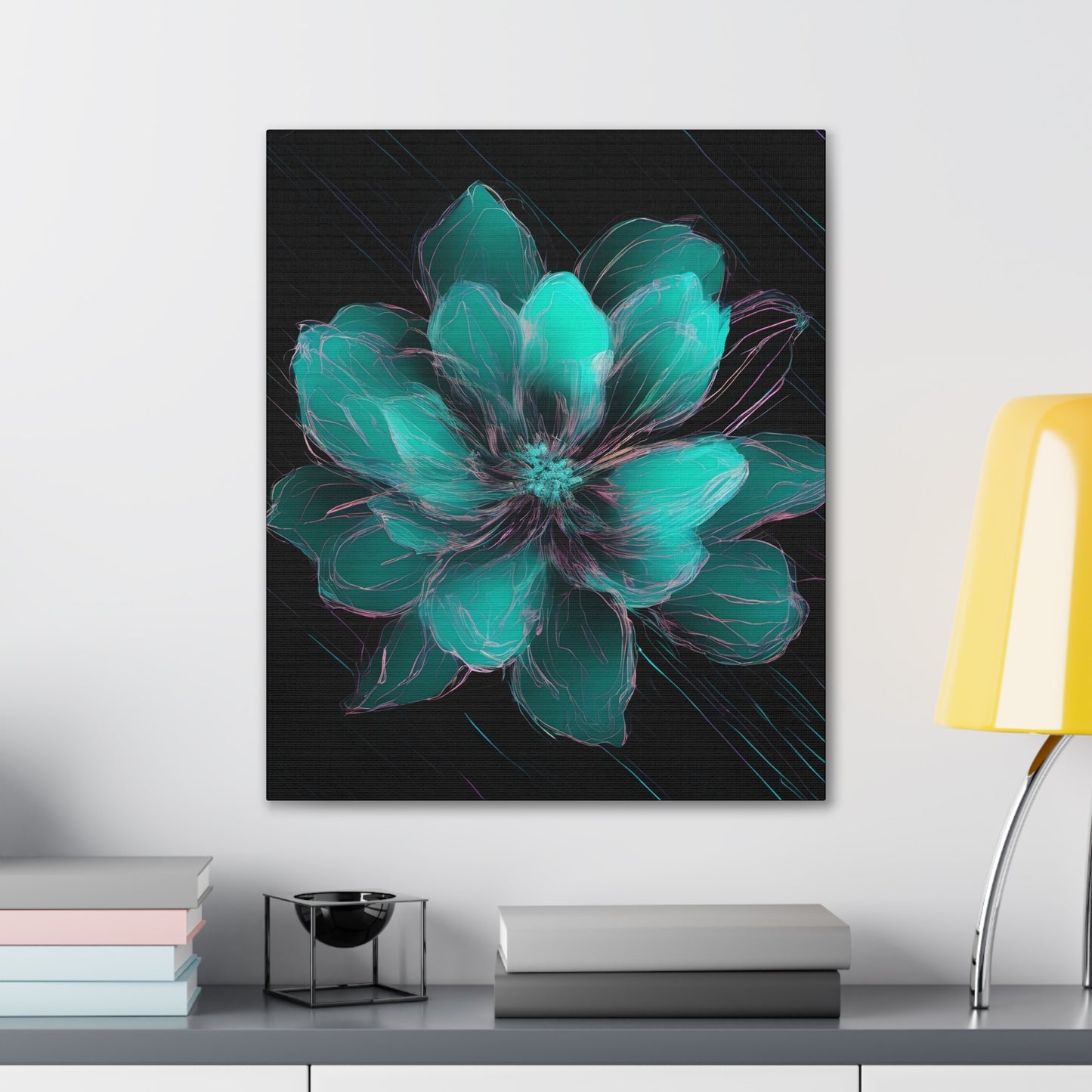 Glow Bloom: A Flower in the Void