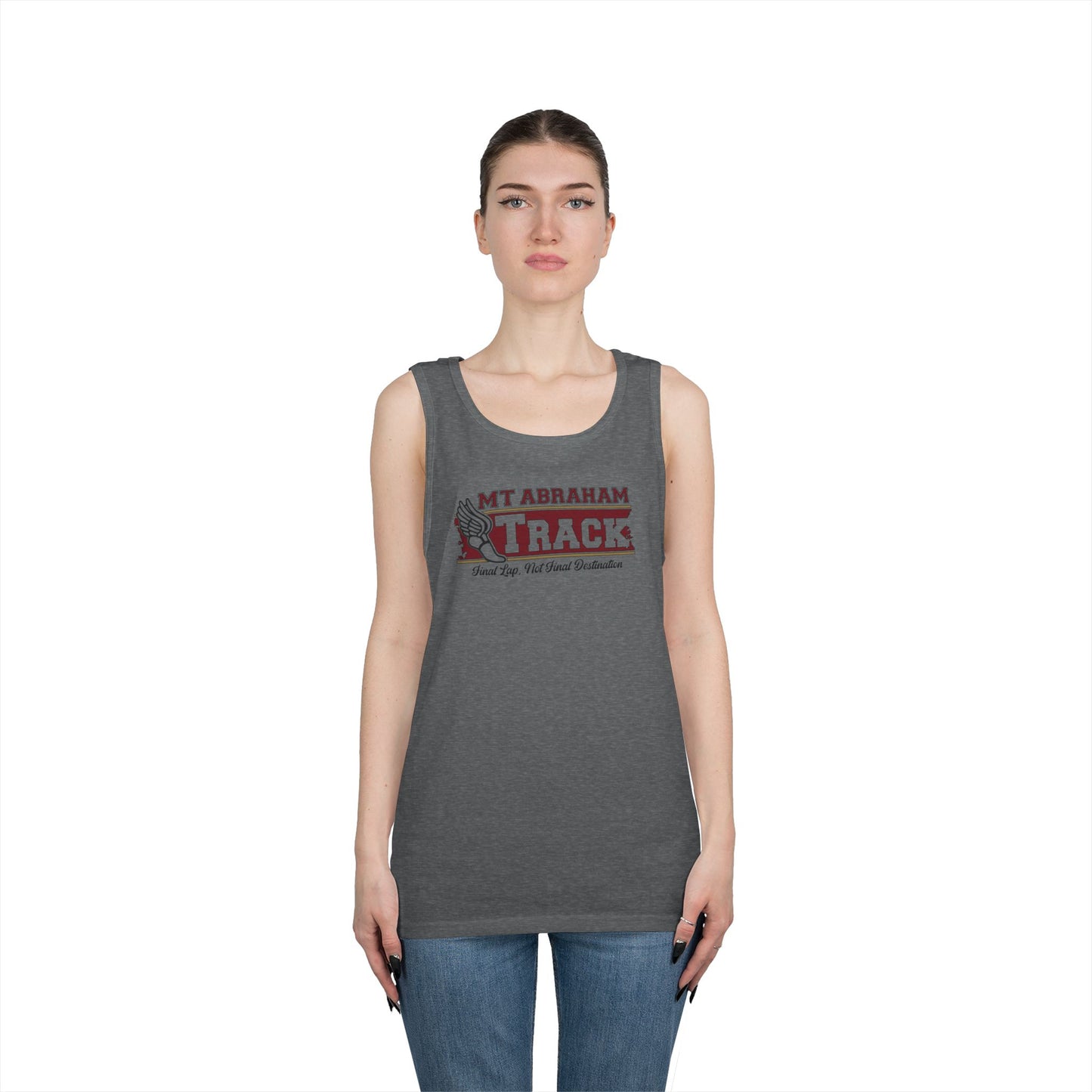 Mt. Abraham Track Tank — “Running Toward Our Final Destination: The Finish Line” Edition