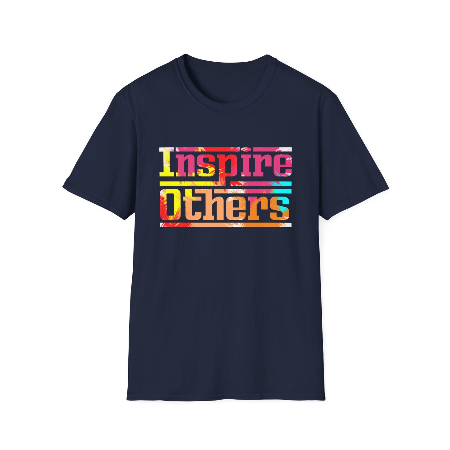 Inspire Others Softstyle T-Shirt with Vibrant Block Lettering