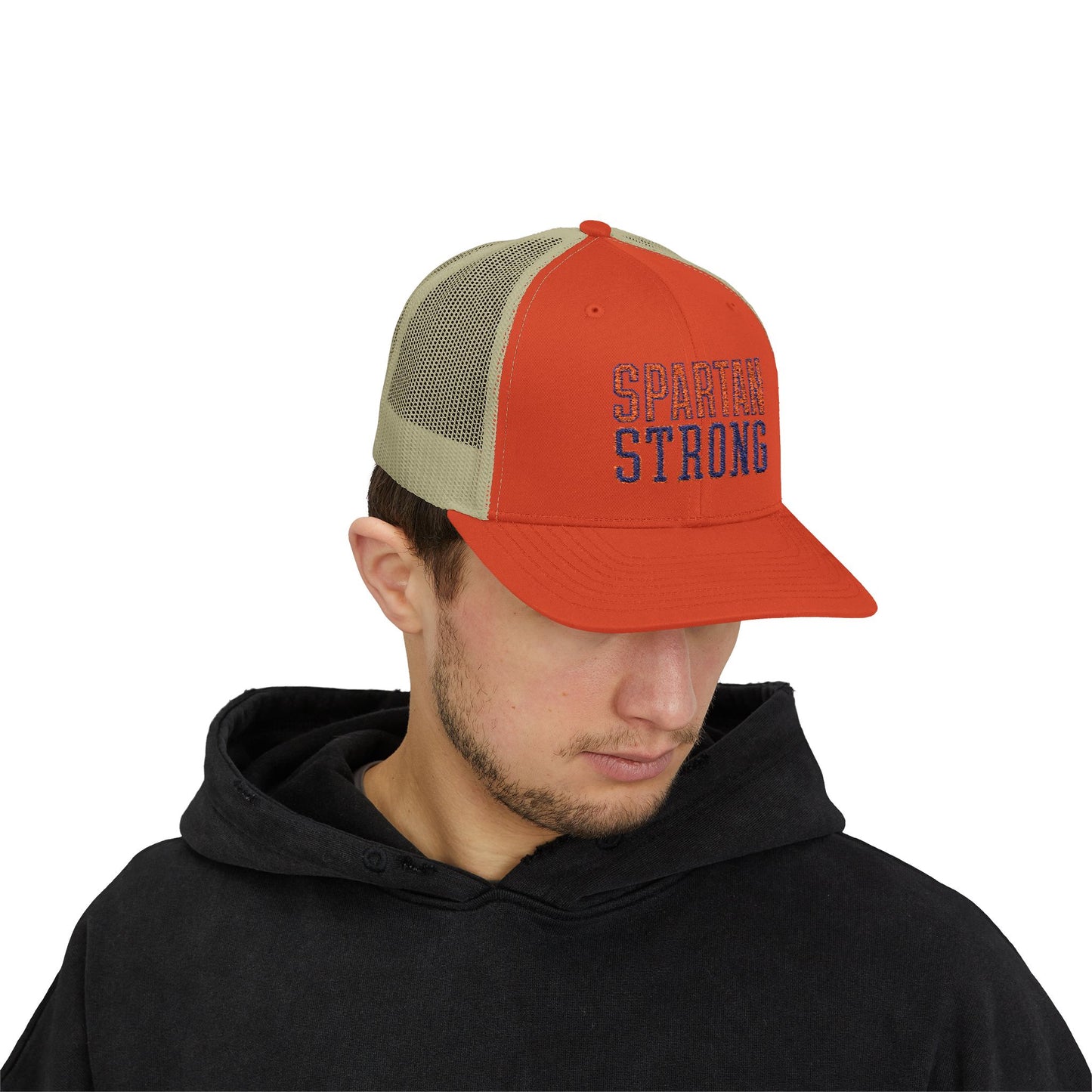 SPARTAN STRONG Trucker Hat – Built for Dirt Roads, Game Days, and Comebacks