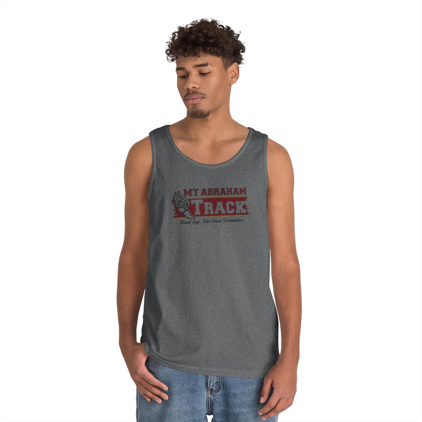 Mt. Abraham Track Tank — “Running Toward Our Final Destination: The Finish Line” Edition