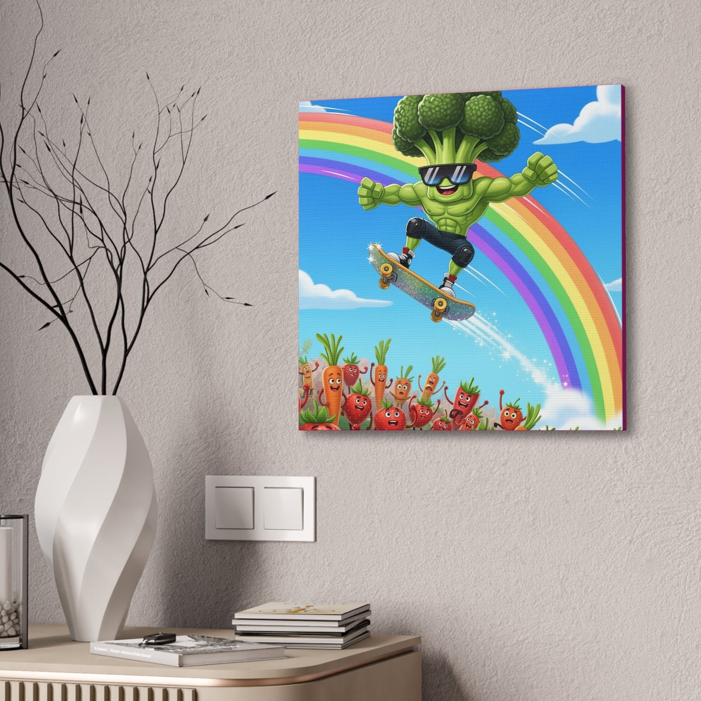Broccoli Bomb Drop: Veggie Vibes Only
