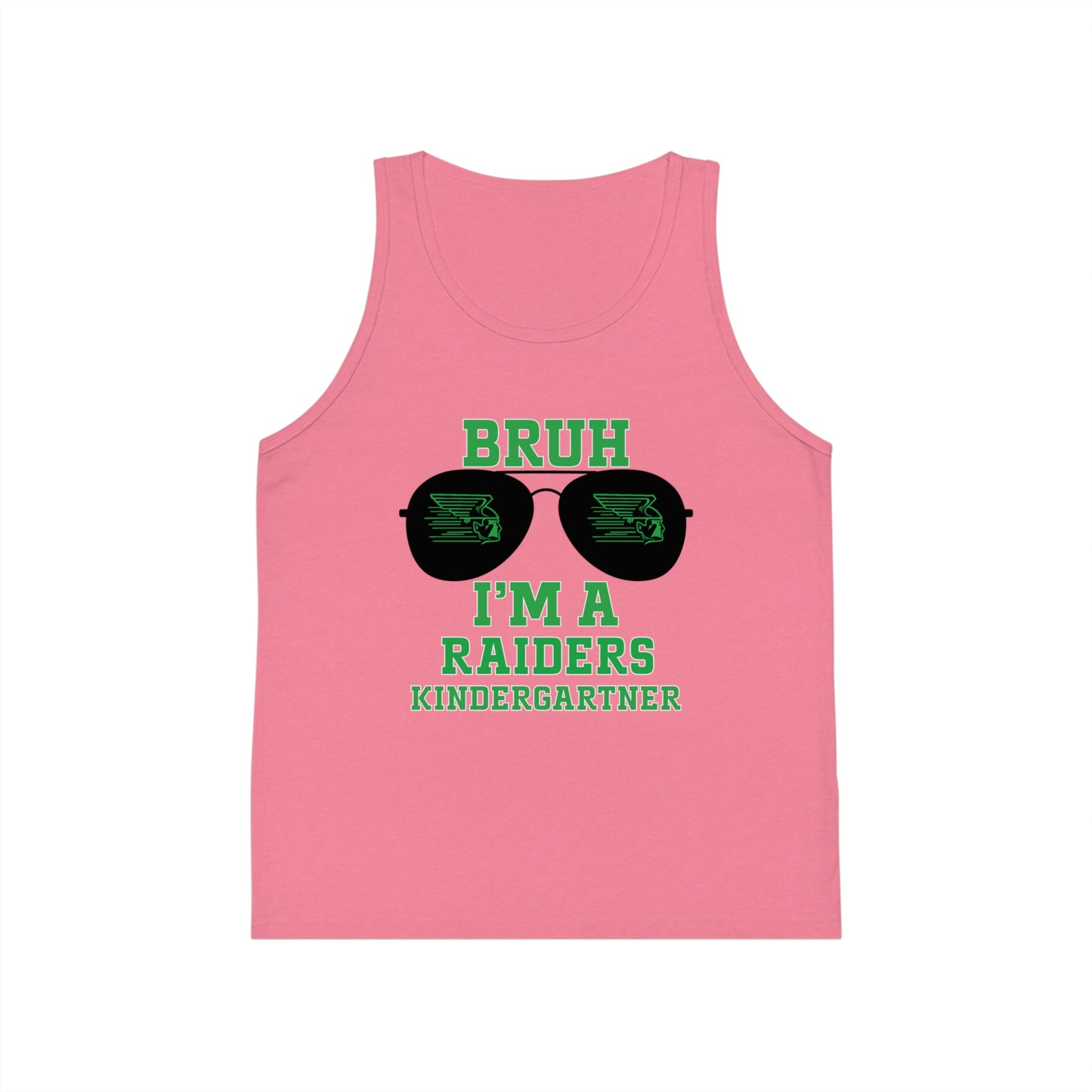 BRUH I’m A Raiders Kindergartner Kids Tank Top