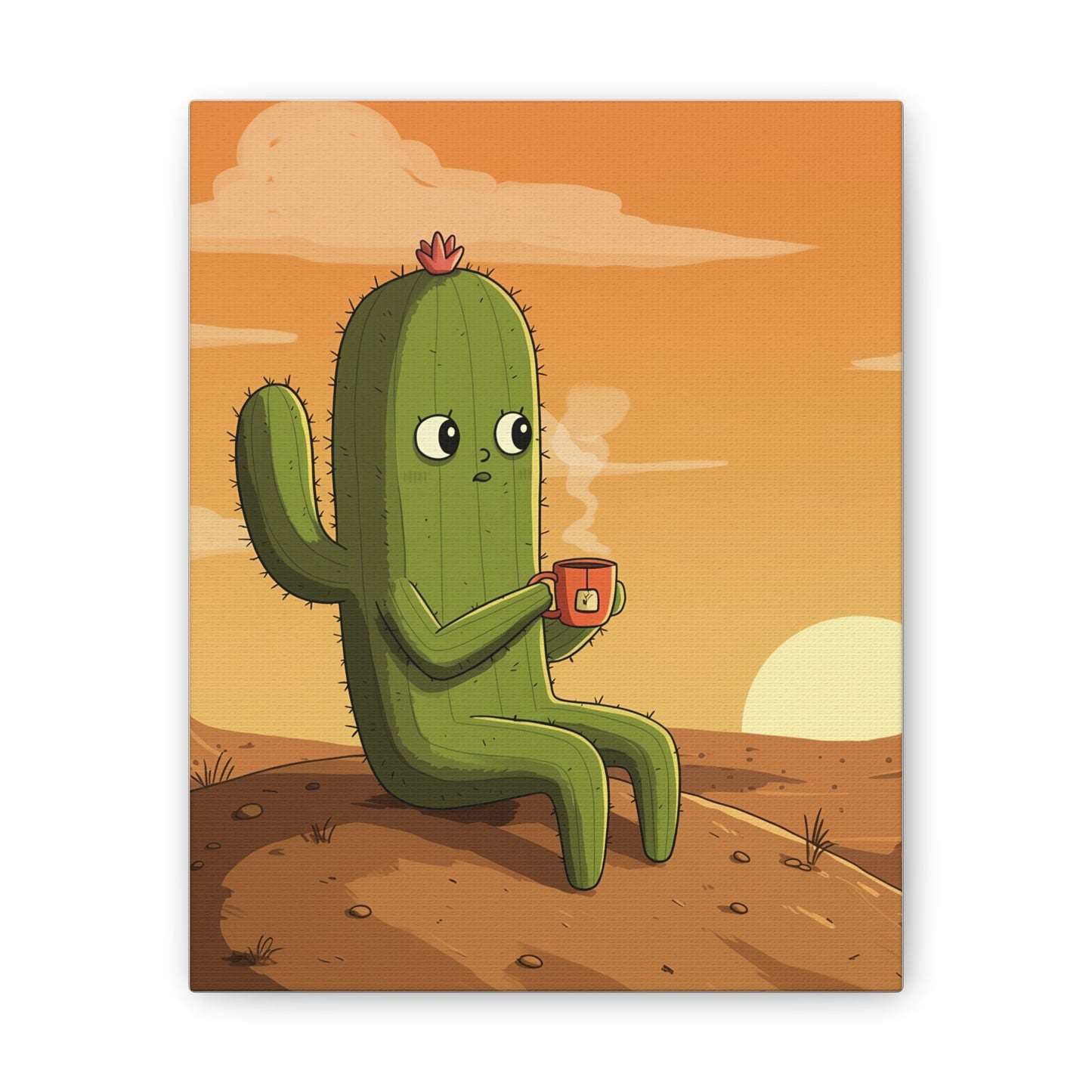 Existential Cactus: Sunrise, Sass, and Silent Dread