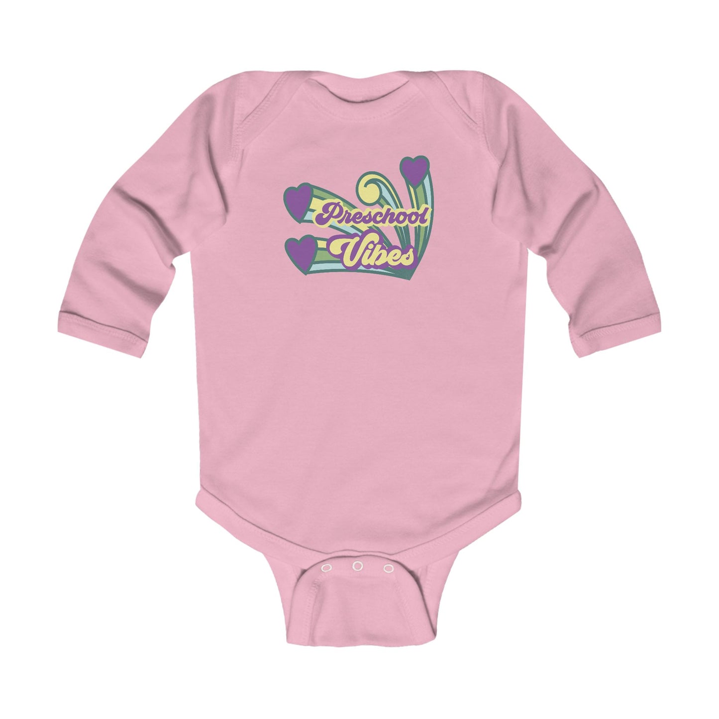 Preschool Vibes β Infant Long Sleeve Bodysuit