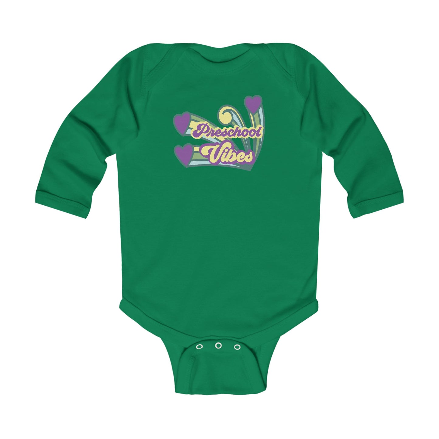 Preschool Vibes β Infant Long Sleeve Bodysuit