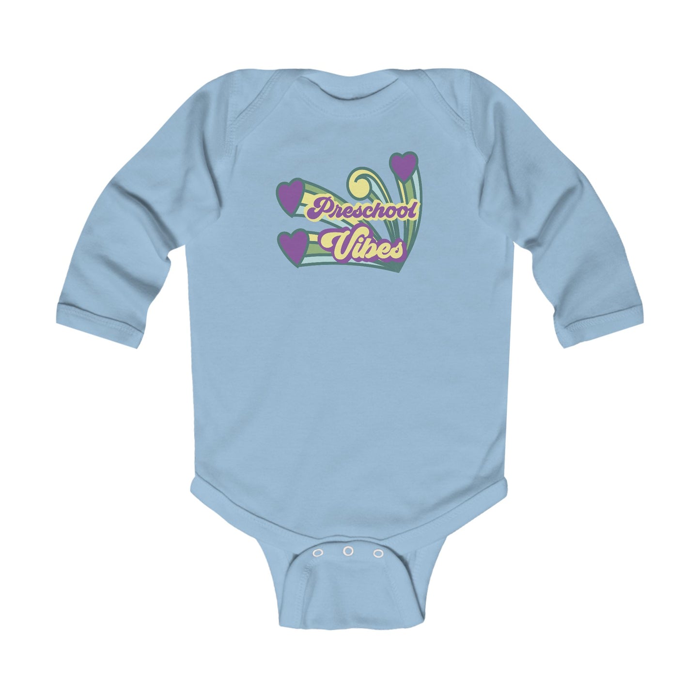 Preschool Vibes β Infant Long Sleeve Bodysuit