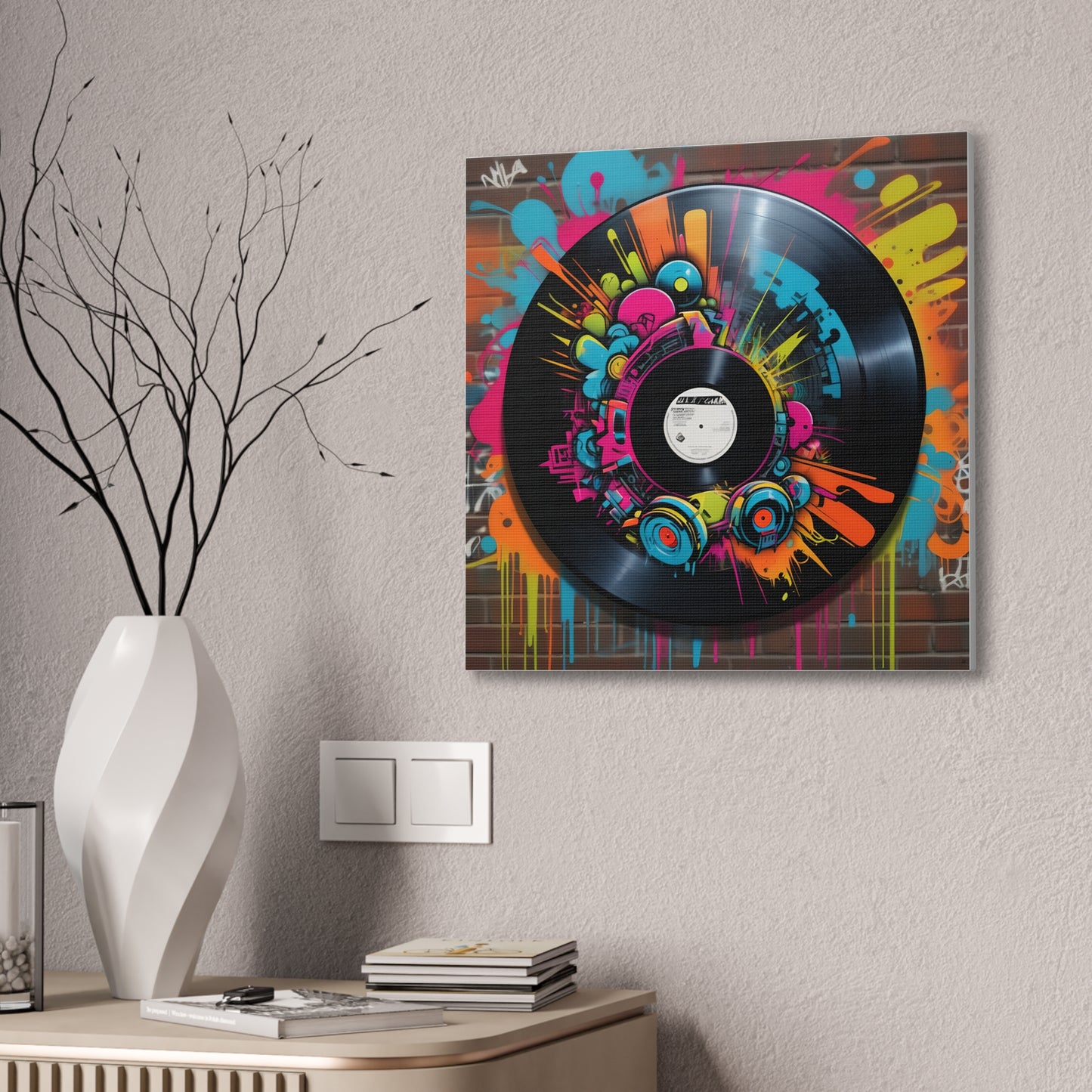 Spin City: Vinyl Graffiti Vibes