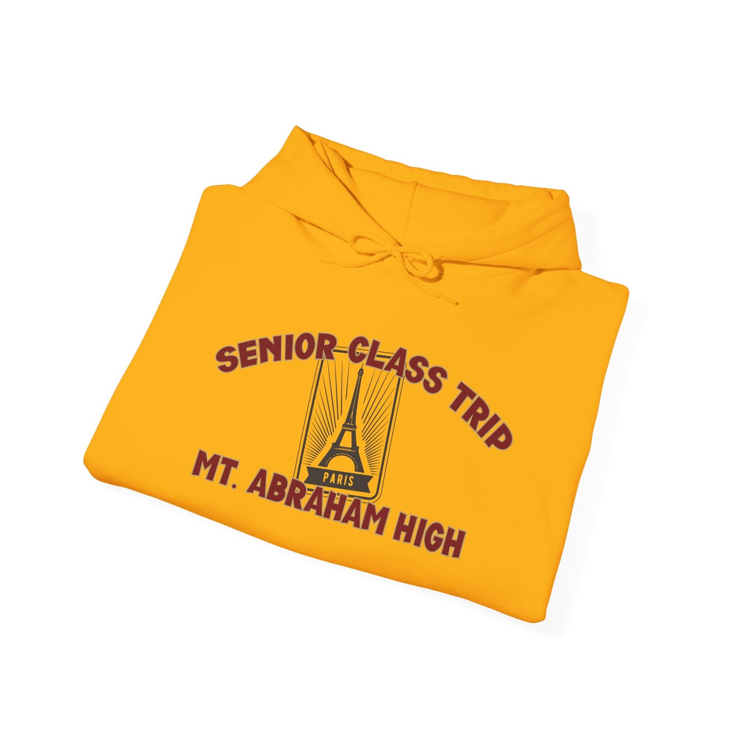 Mt. Abraham High Senior Class Trip Hoodie – Paris or Bust (…Mostly Bust)