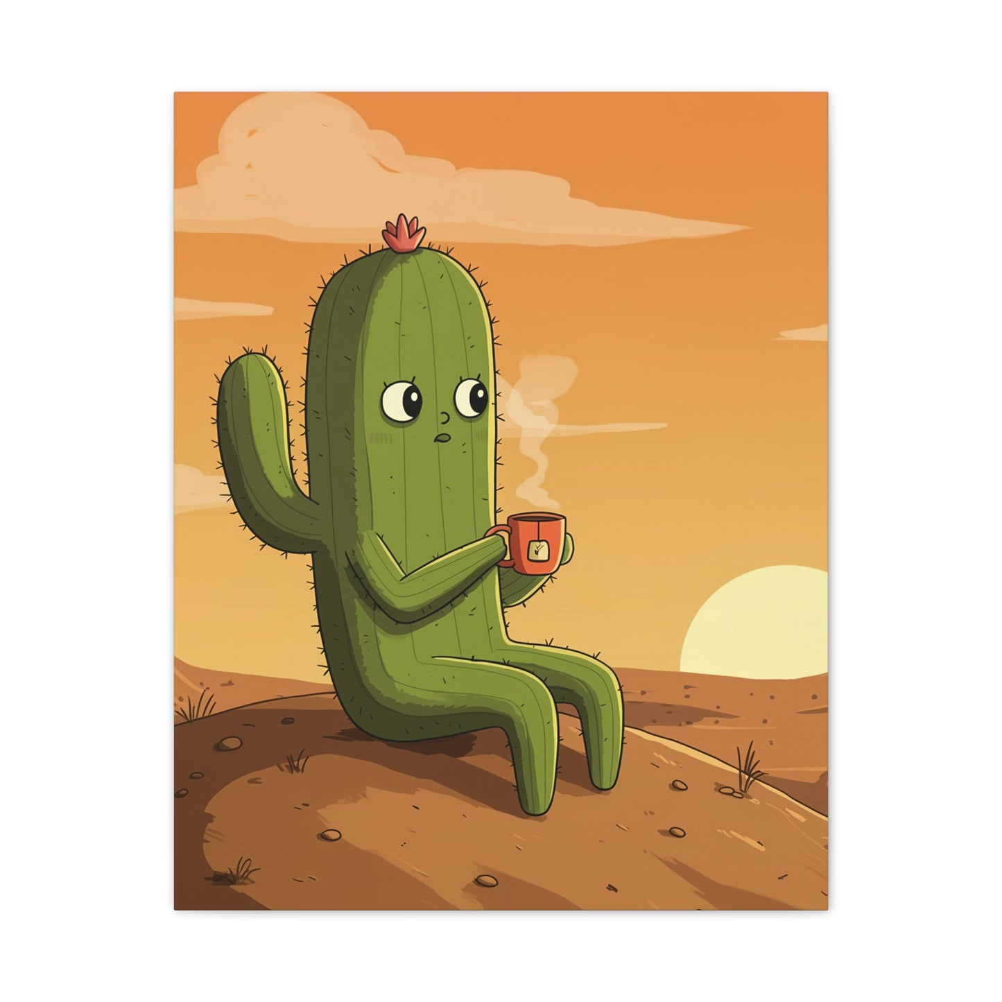 Existential Cactus: Sunrise, Sass, and Silent Dread
