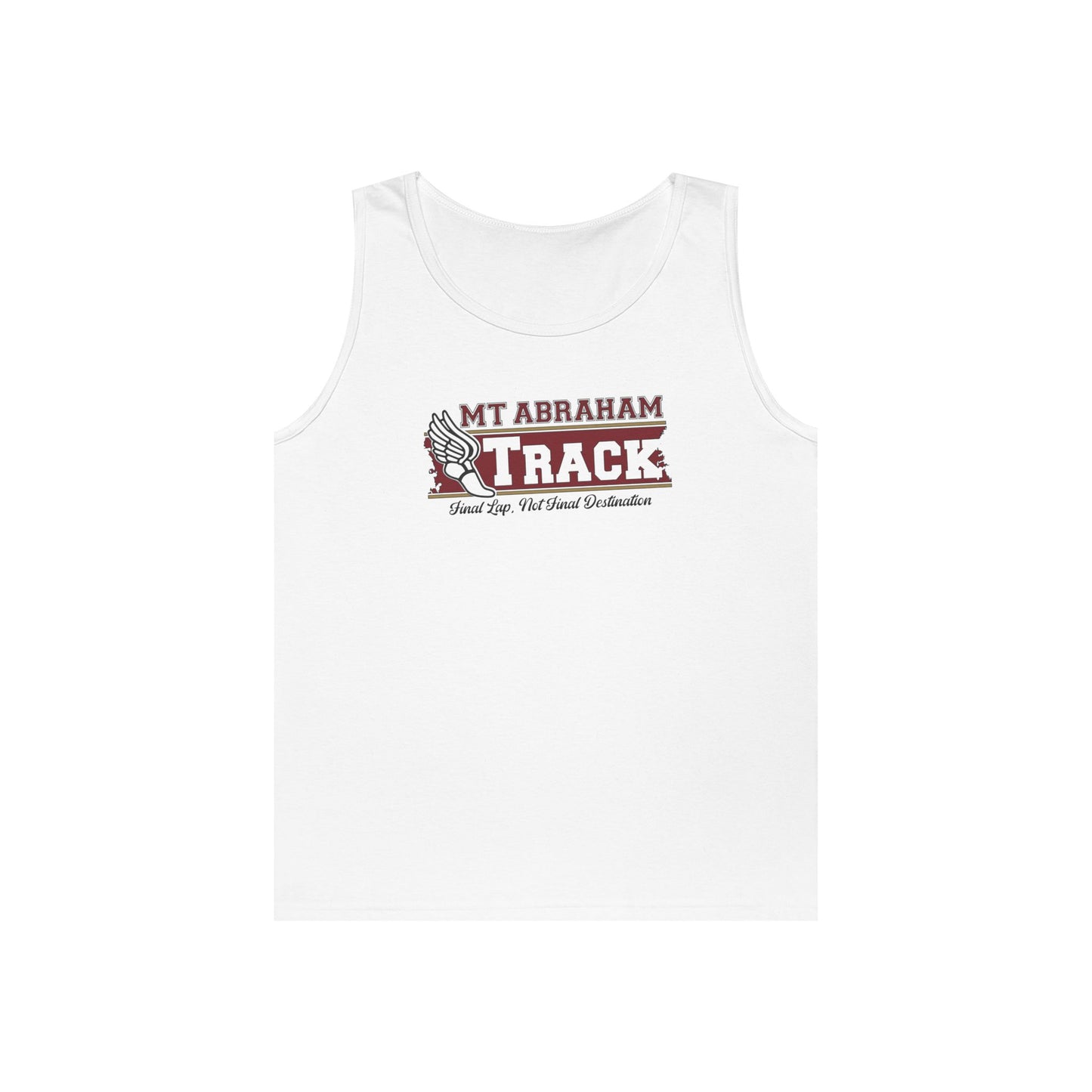 Mt. Abraham Track Tank — “Running Toward Our Final Destination: The Finish Line” Edition