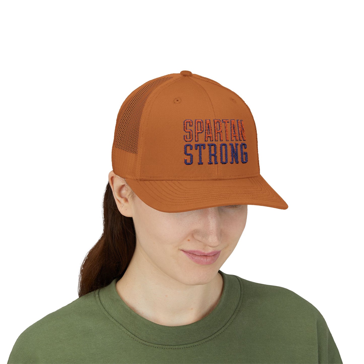 SPARTAN STRONG Trucker Hat – Built for Dirt Roads, Game Days, and Comebacks
