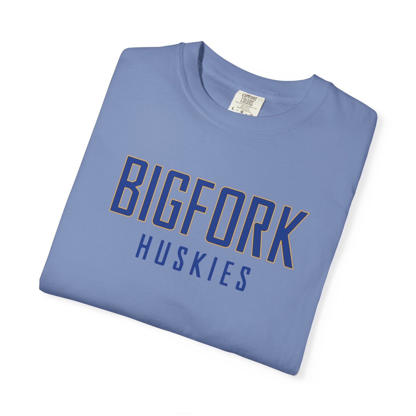 Bigfork Huskies Wordmark Unisex Garment-Dyed T-shirt