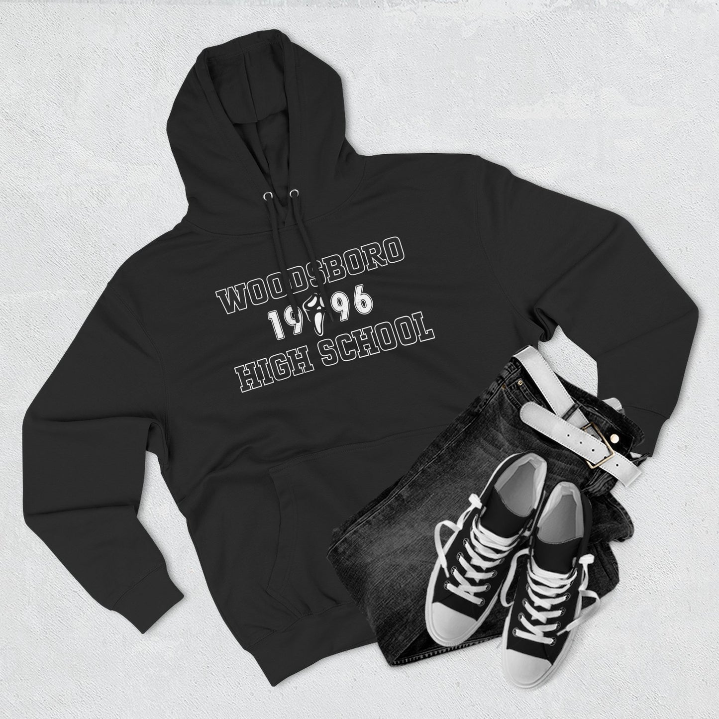 Woodboro High School 1996 Hoodie – Class of “Don’t Answer the Phone”