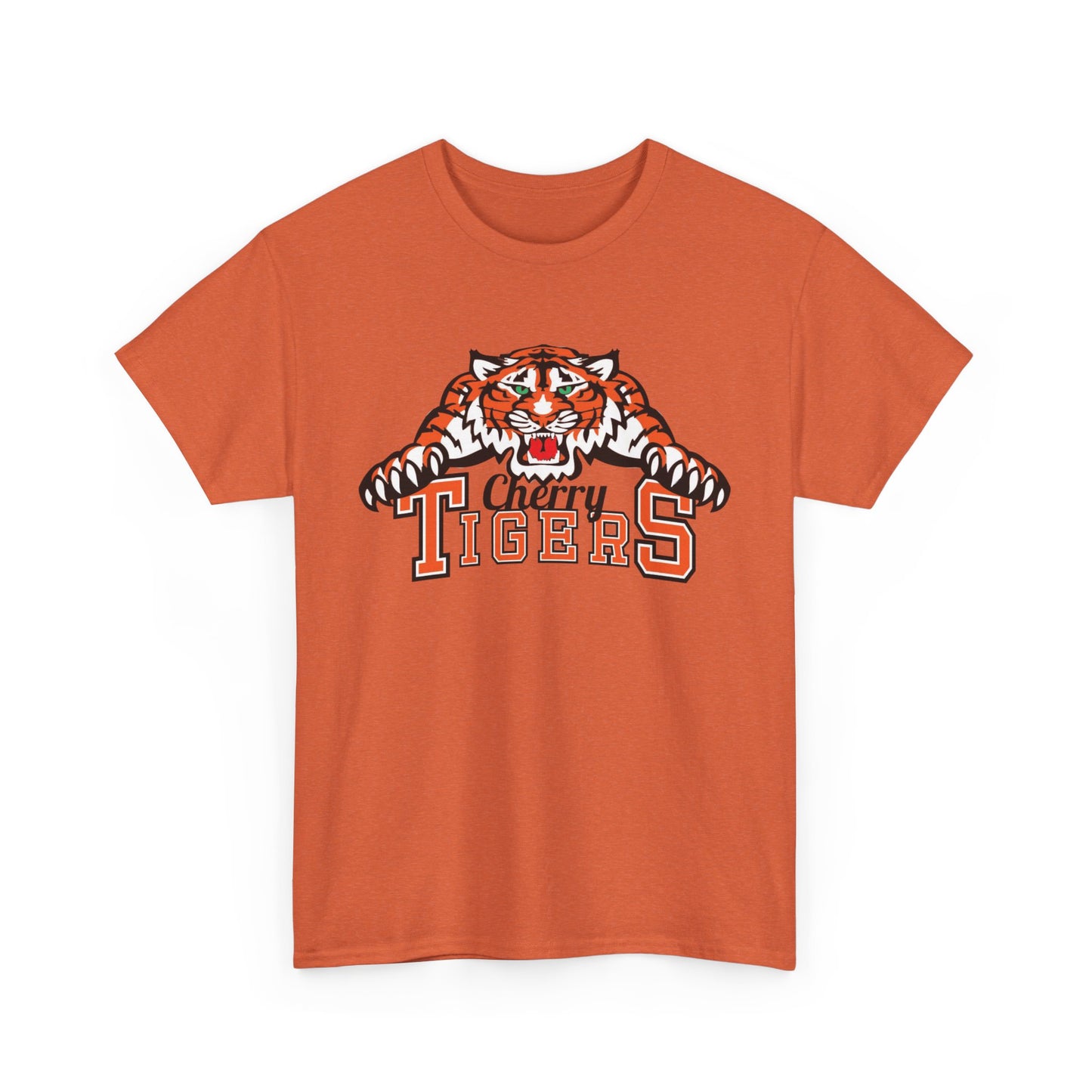 Cherry Tigers Heavy Cotton T-Shirt