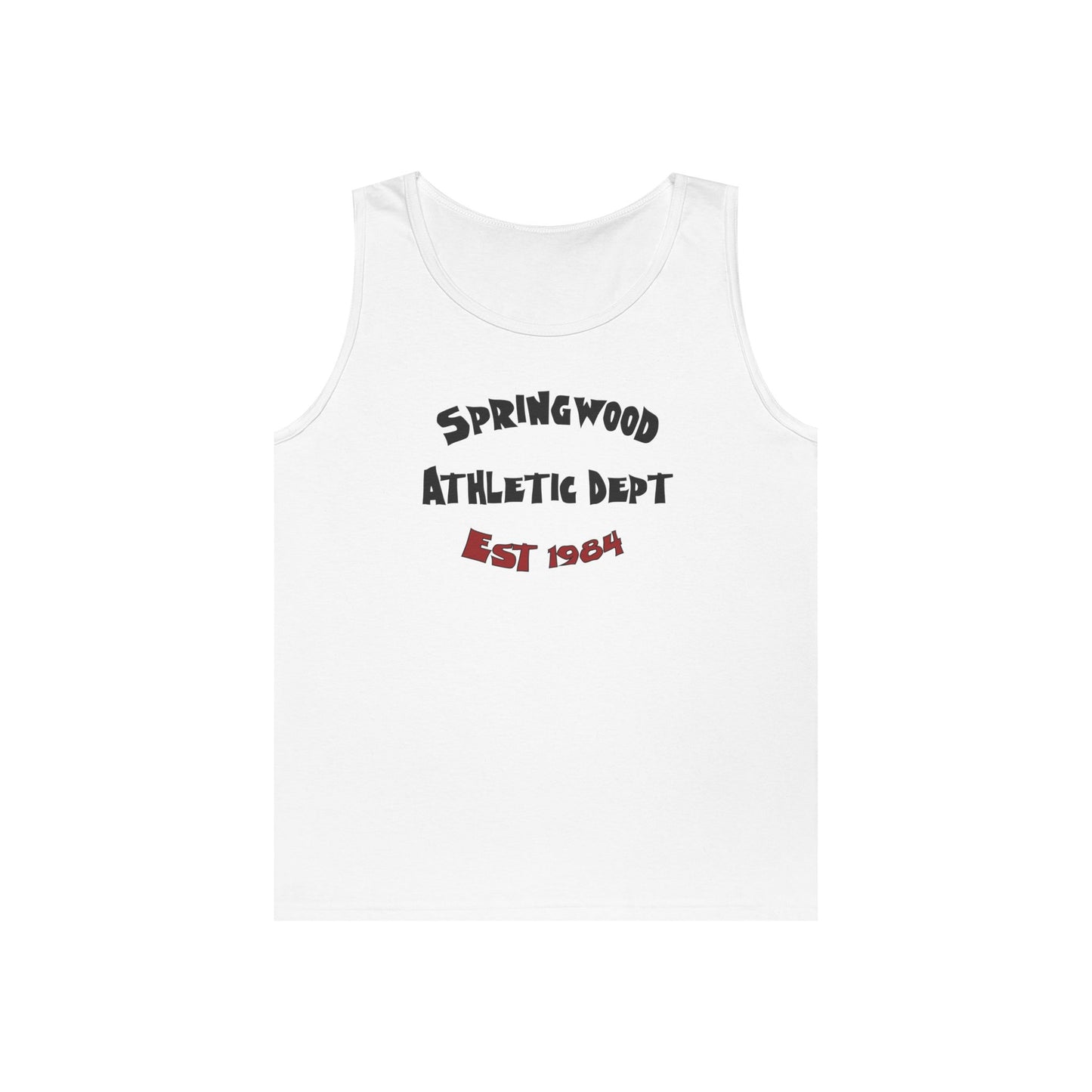 Springwood High Athletic Dept. Tank Top β Class of 1984 Horror Fan Gym Shirt