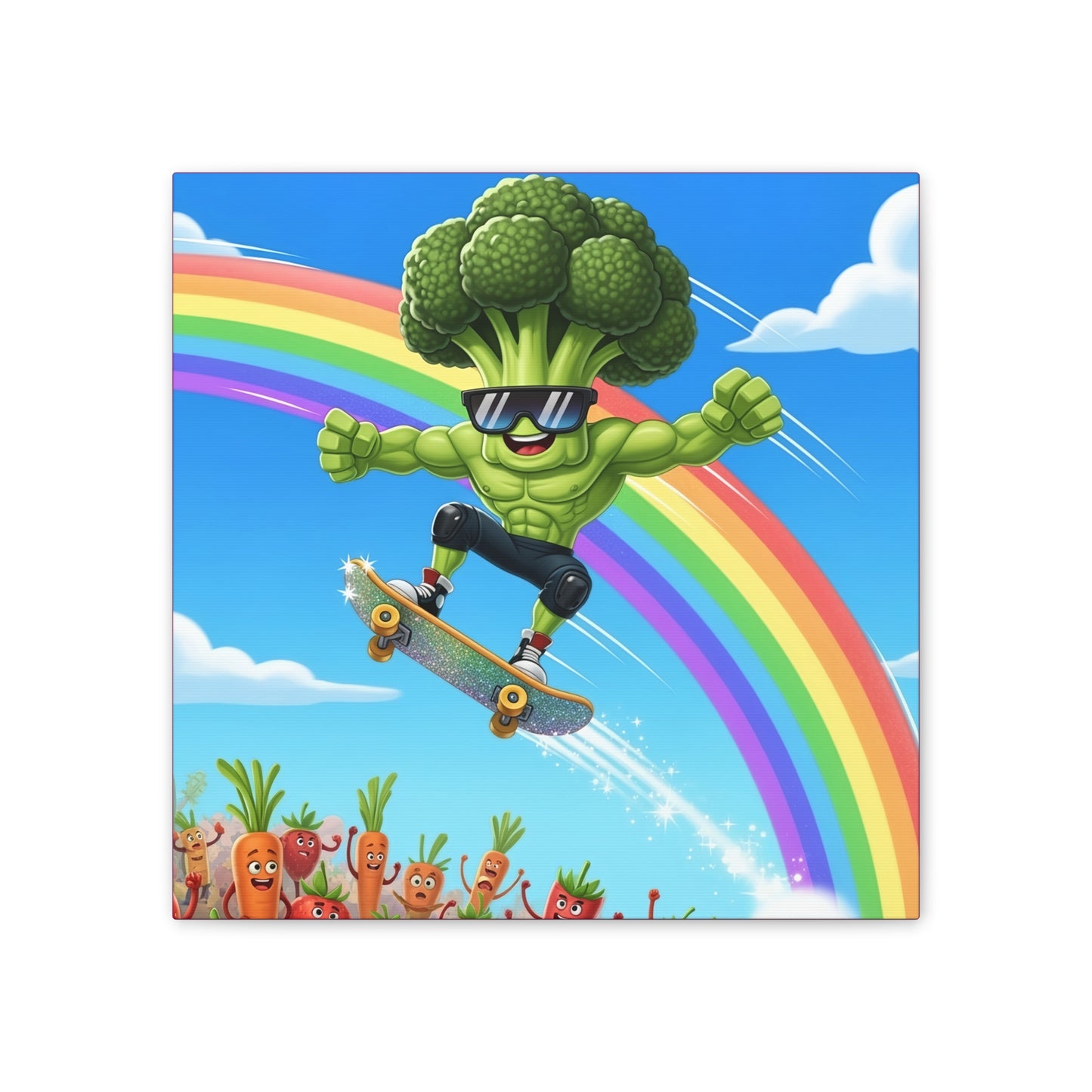 Broccoli Bomb Drop: Veggie Vibes Only